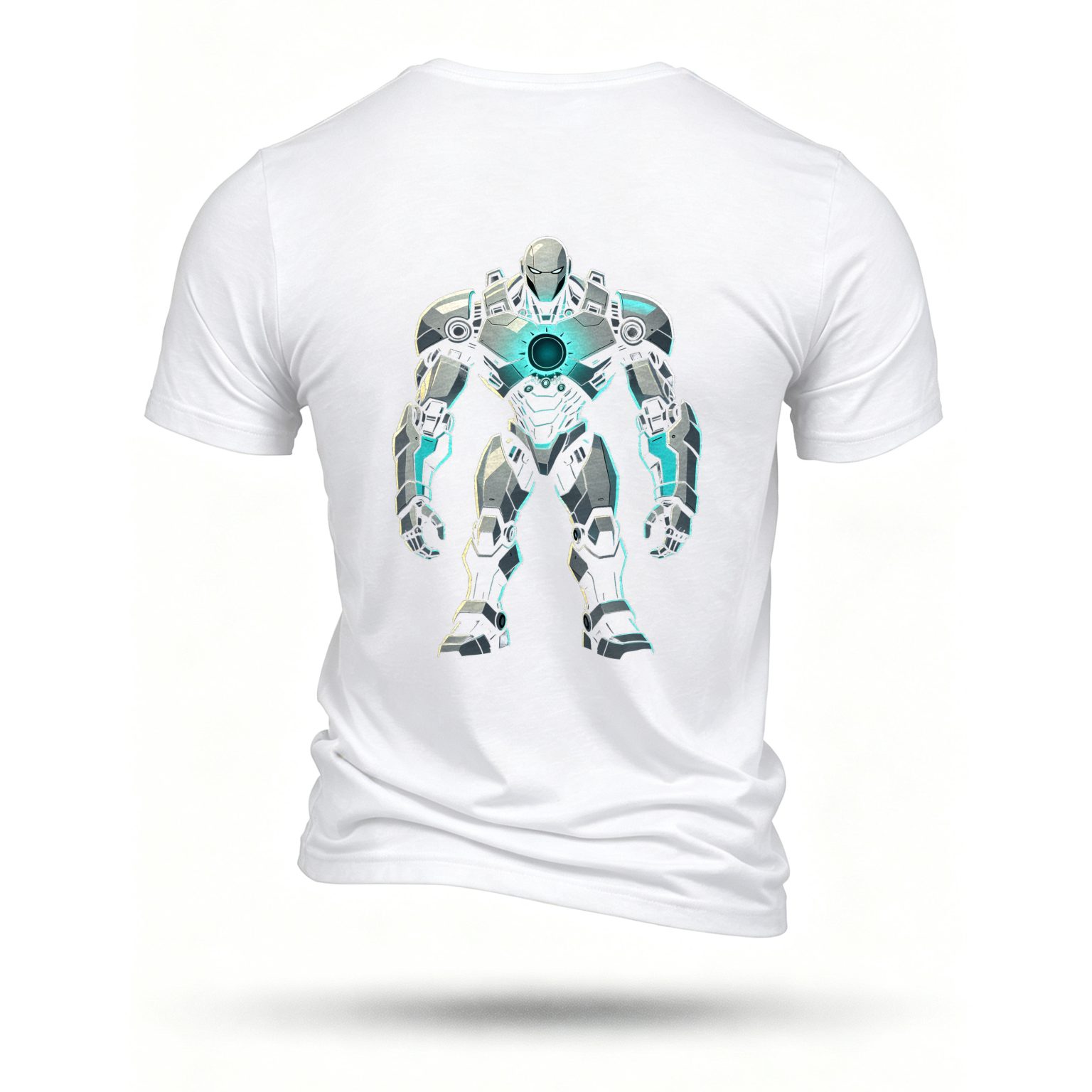 White T-shirt, back print