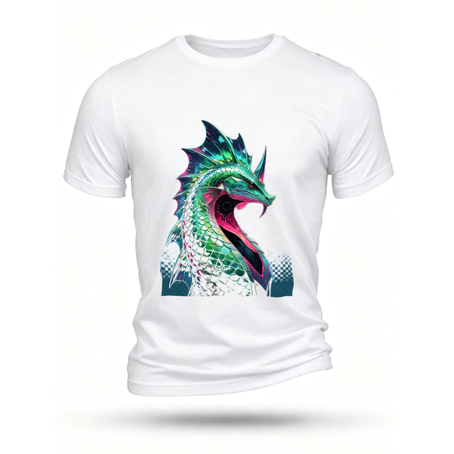 White T-shirt, front print