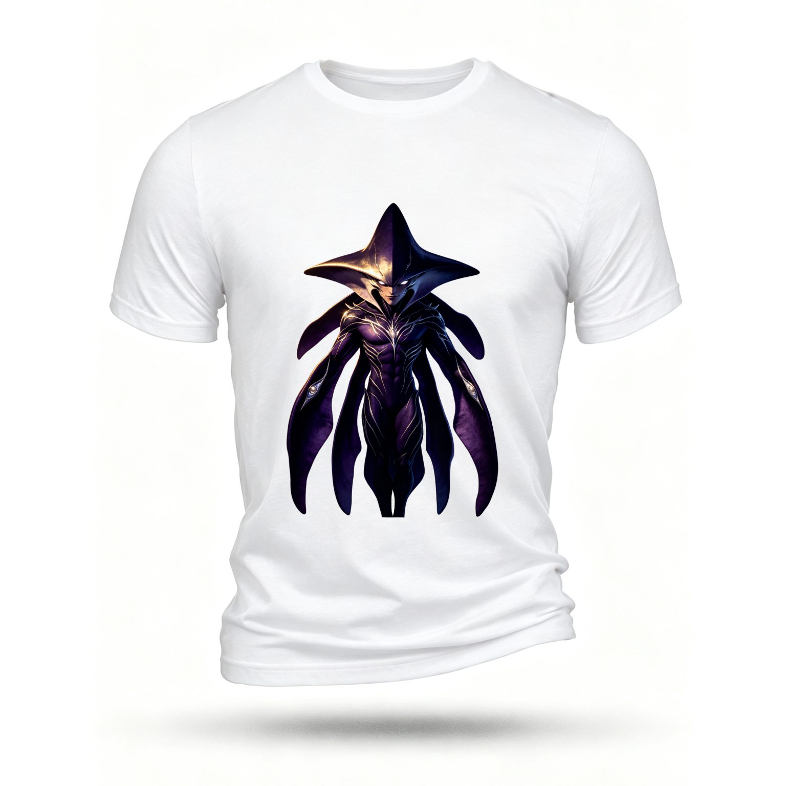 White T-shirt, front print