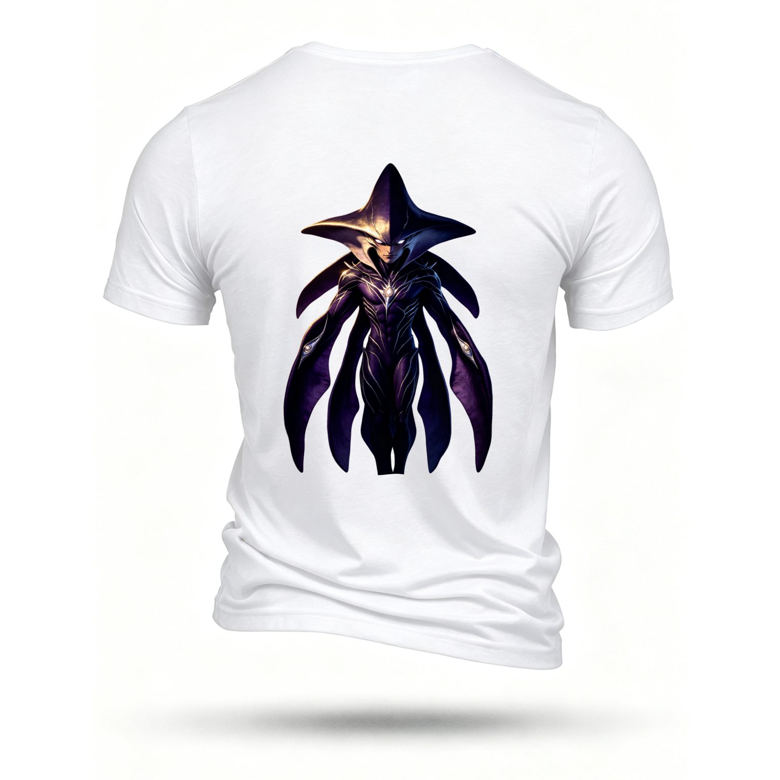 White T-shirt, back print