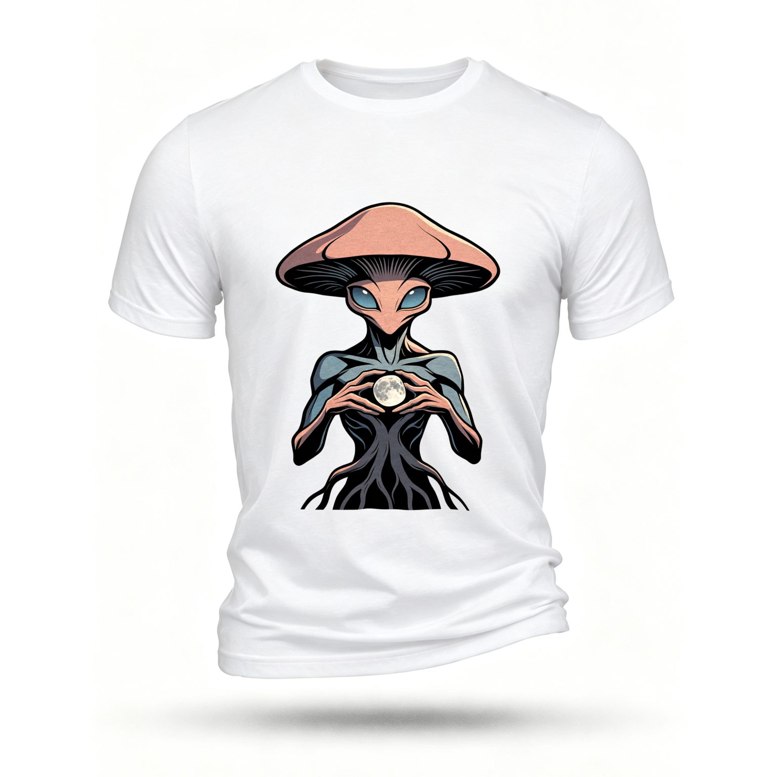White T-shirt, front print