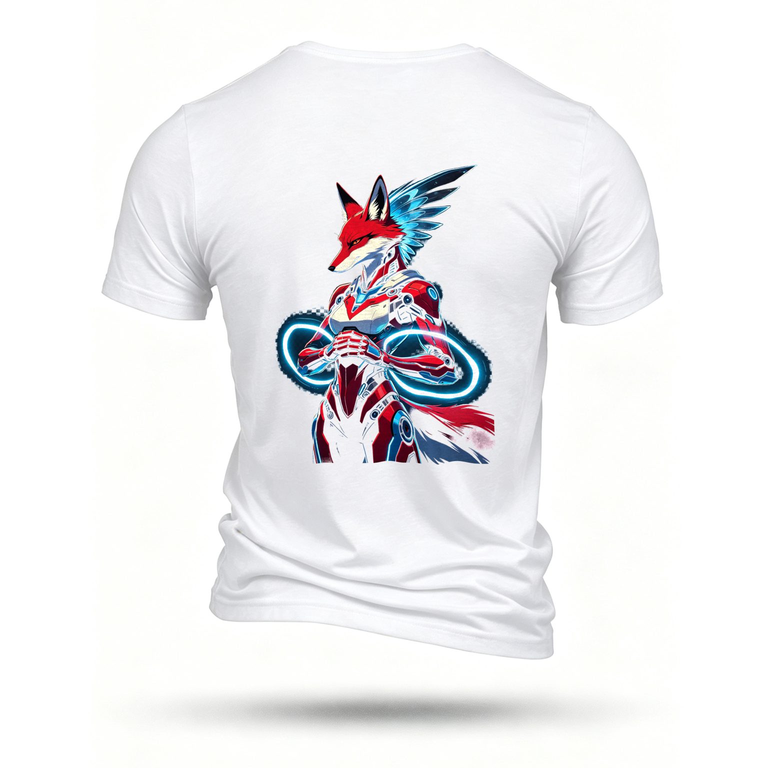 White T-shirt, back print