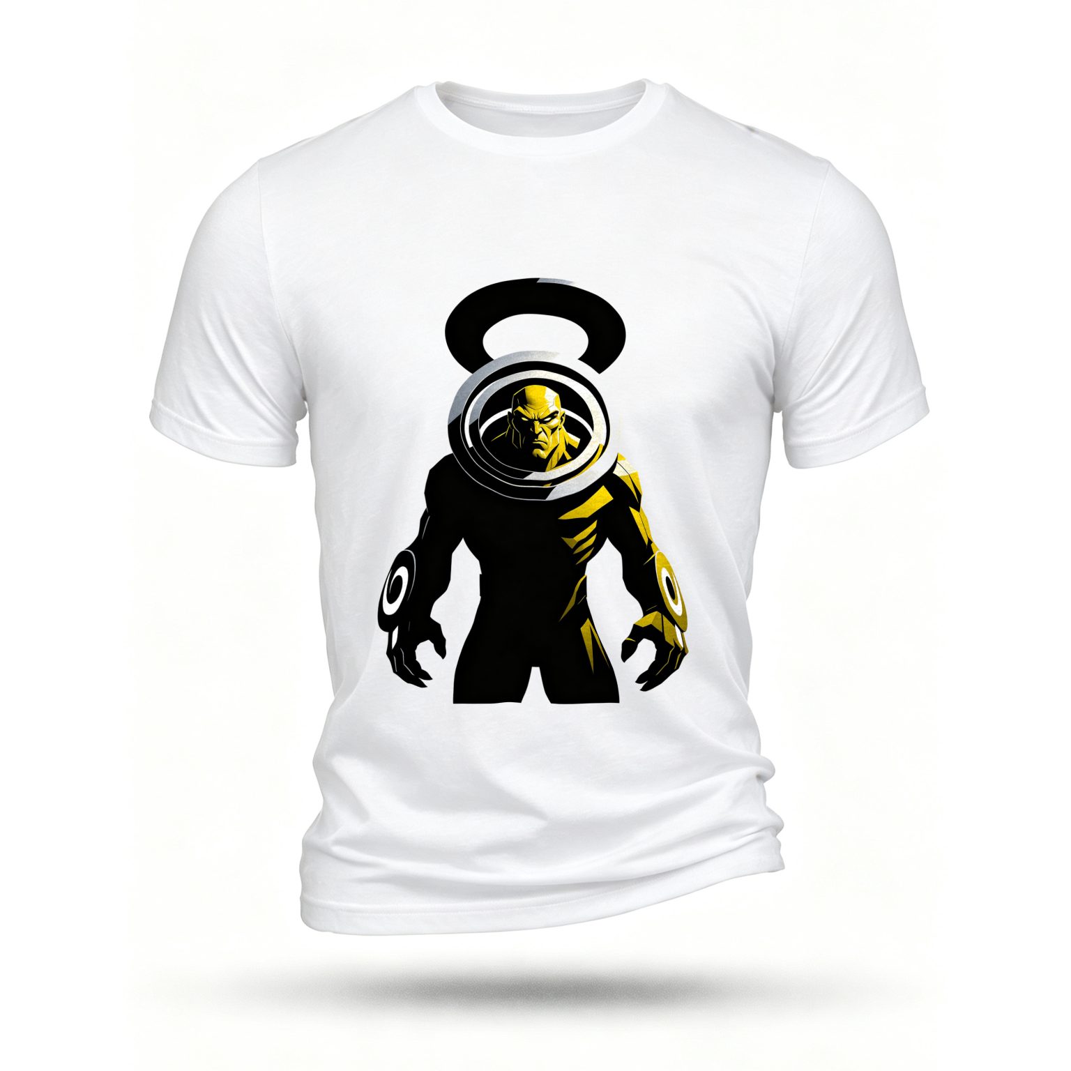 White T-shirt, front print
