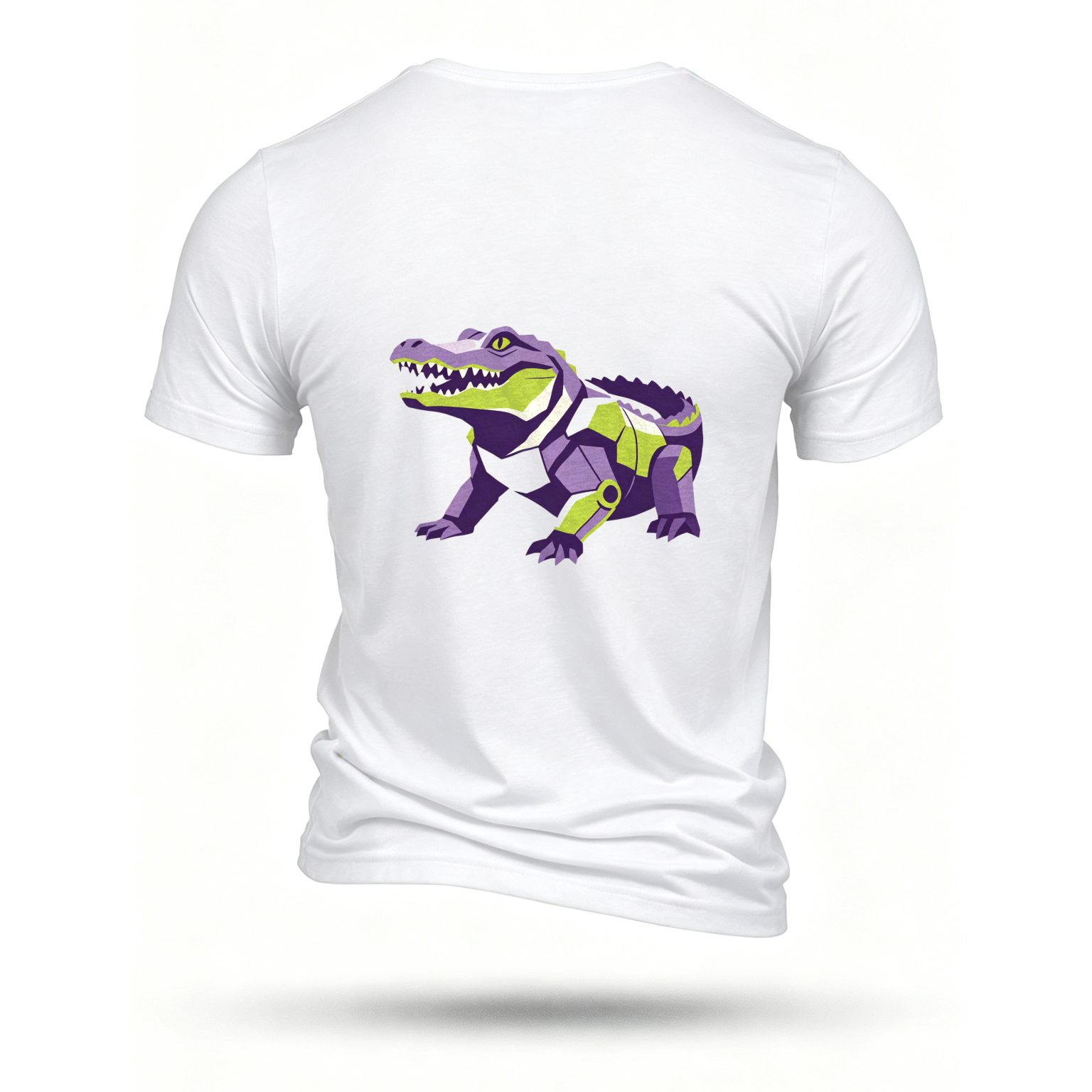 White T-shirt, back print