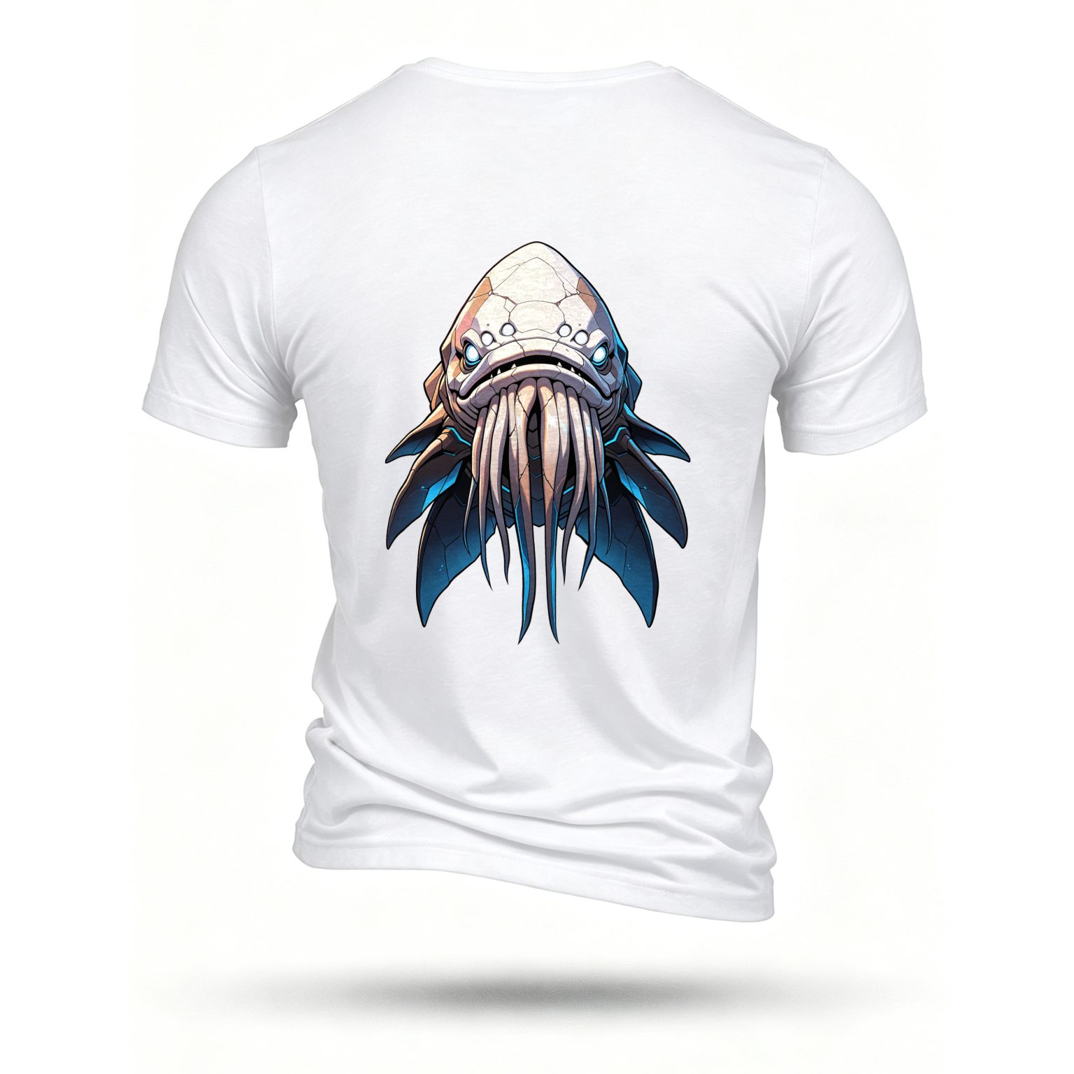 White T-shirt, back print