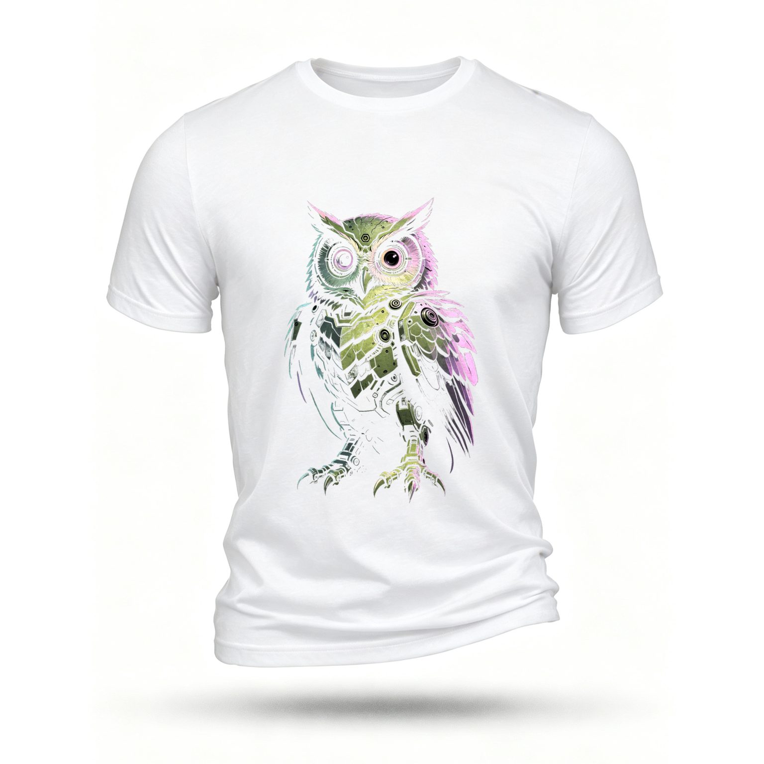 White T-shirt, front print