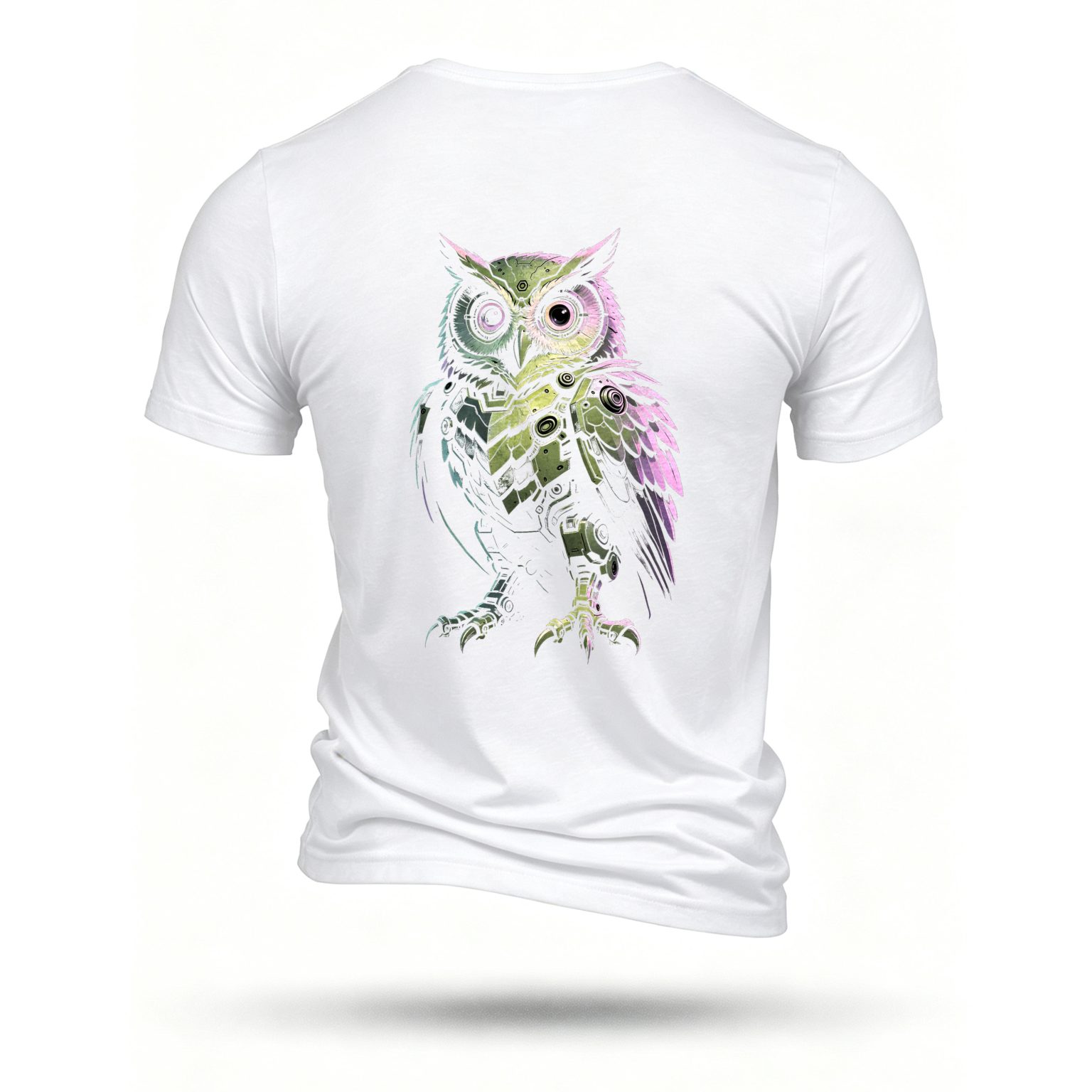 White T-shirt, back print