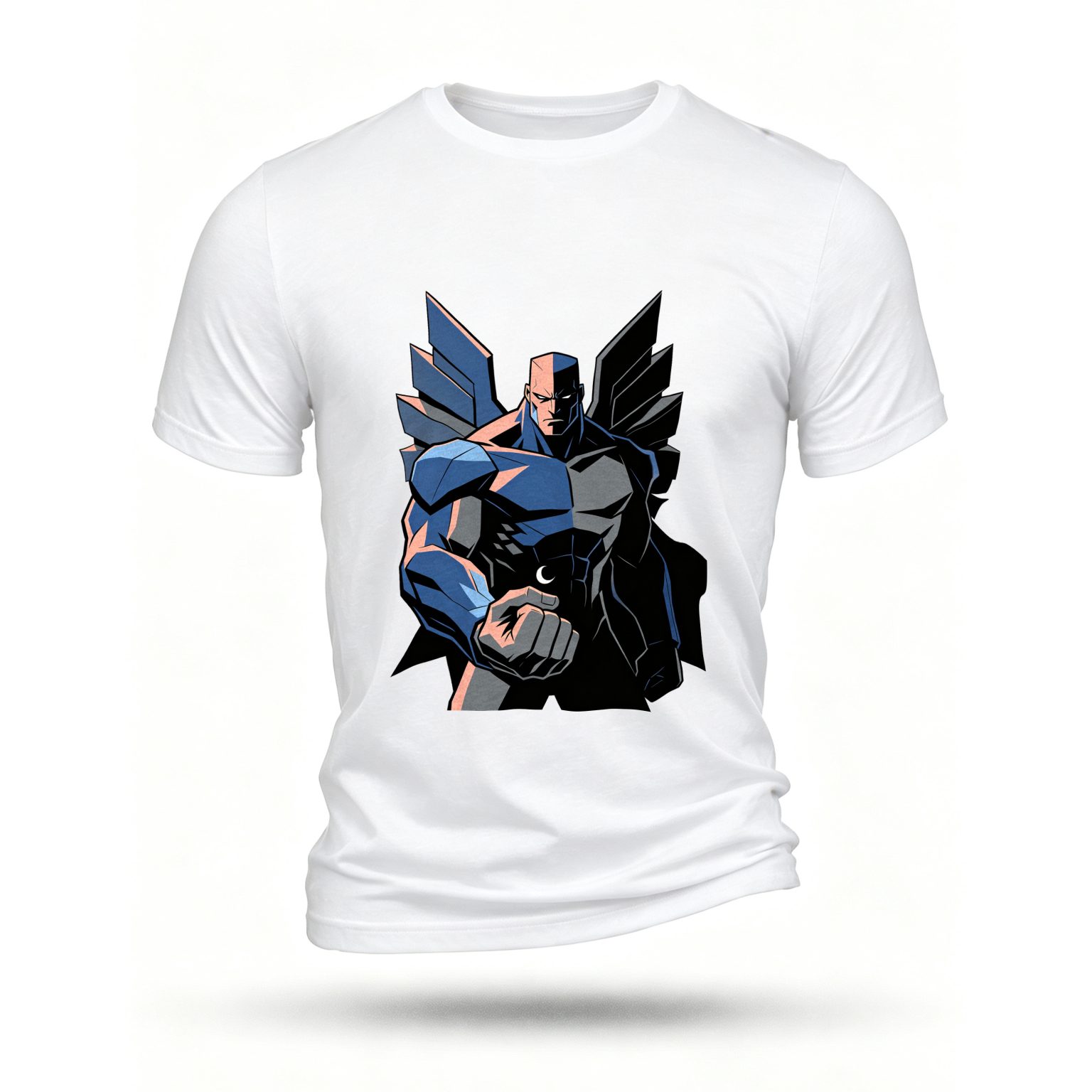 White T-shirt, front print