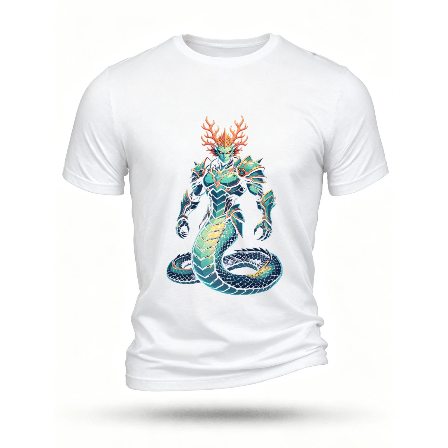 White T-shirt, front print