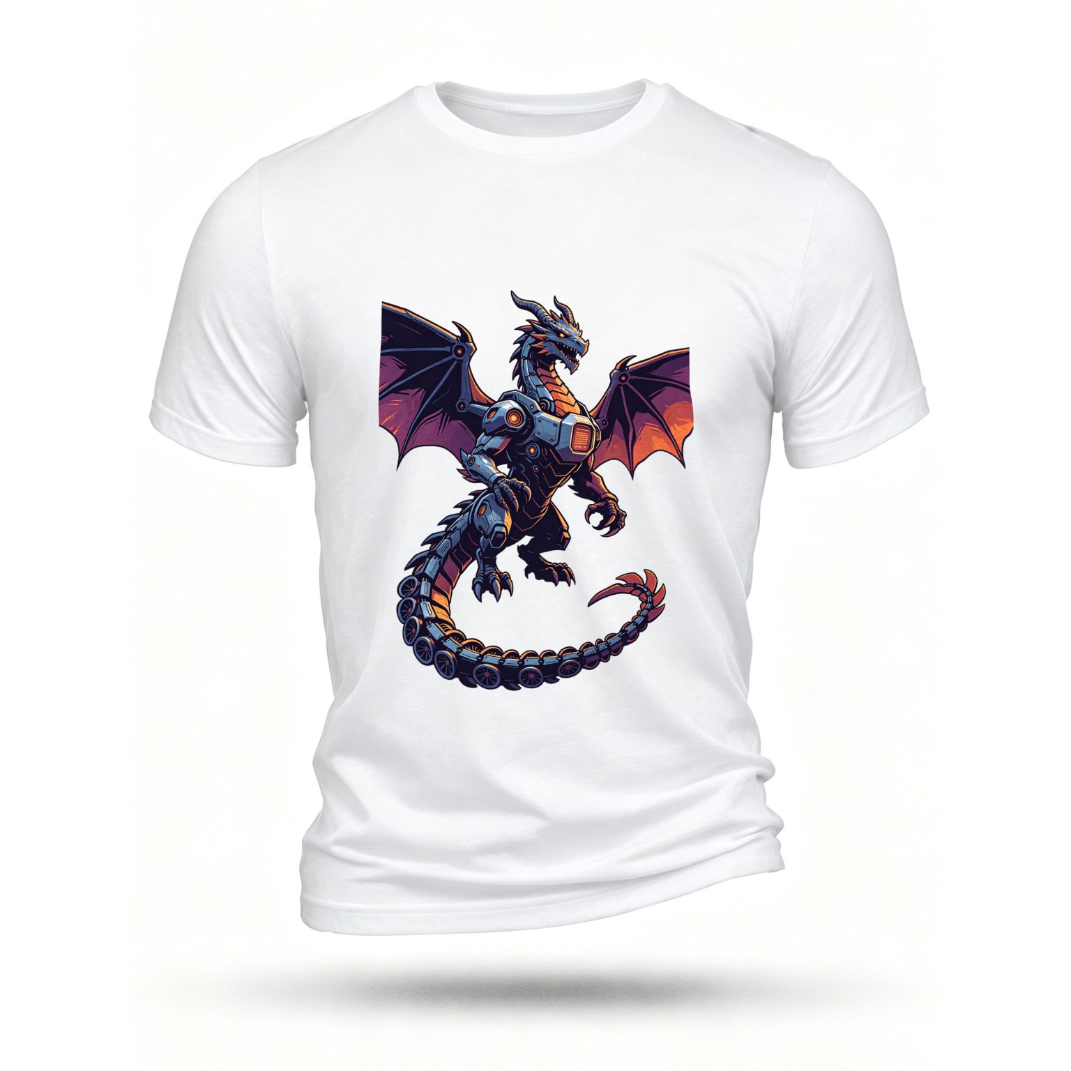 White T-shirt, front print