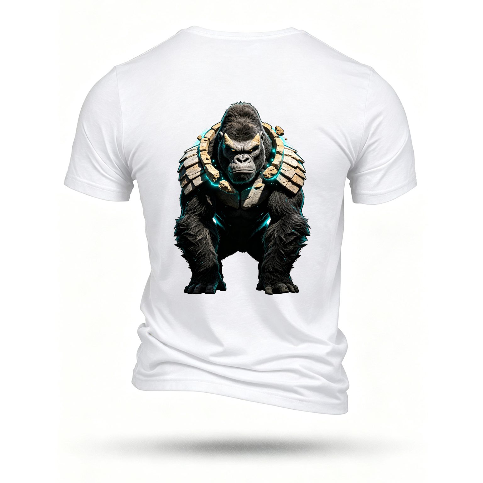 White T-shirt, back print