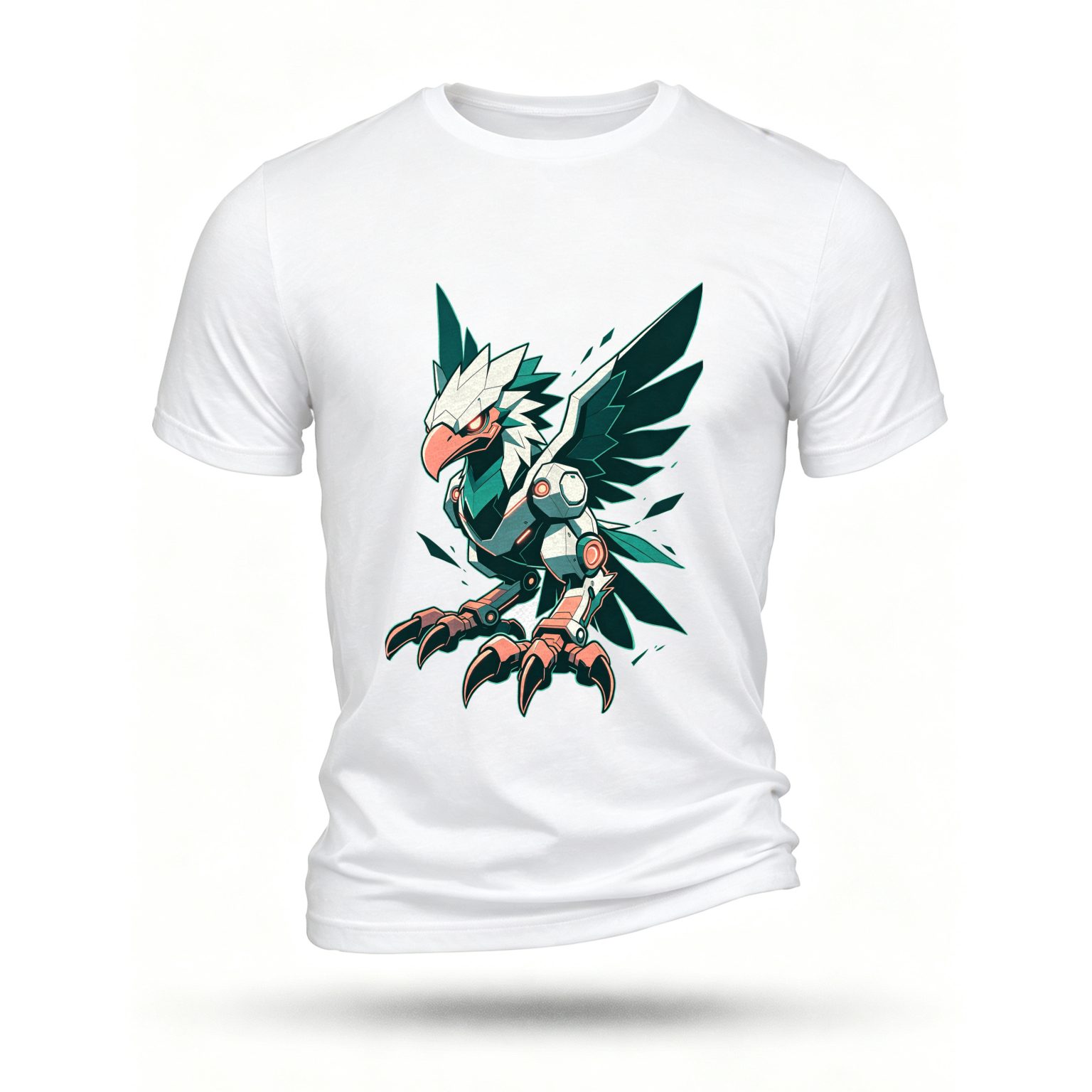 White T-shirt, front print