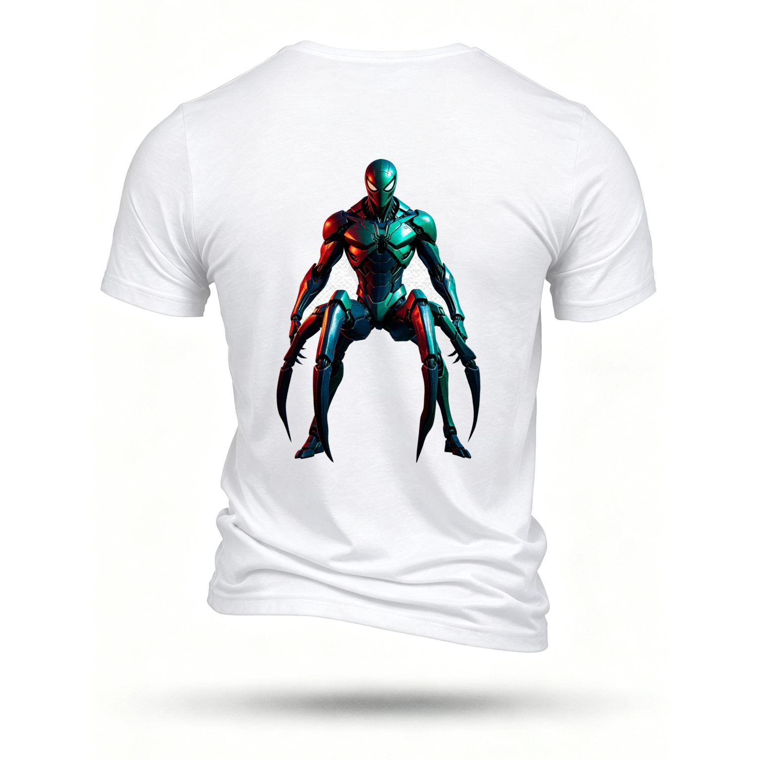 White T-shirt, back print