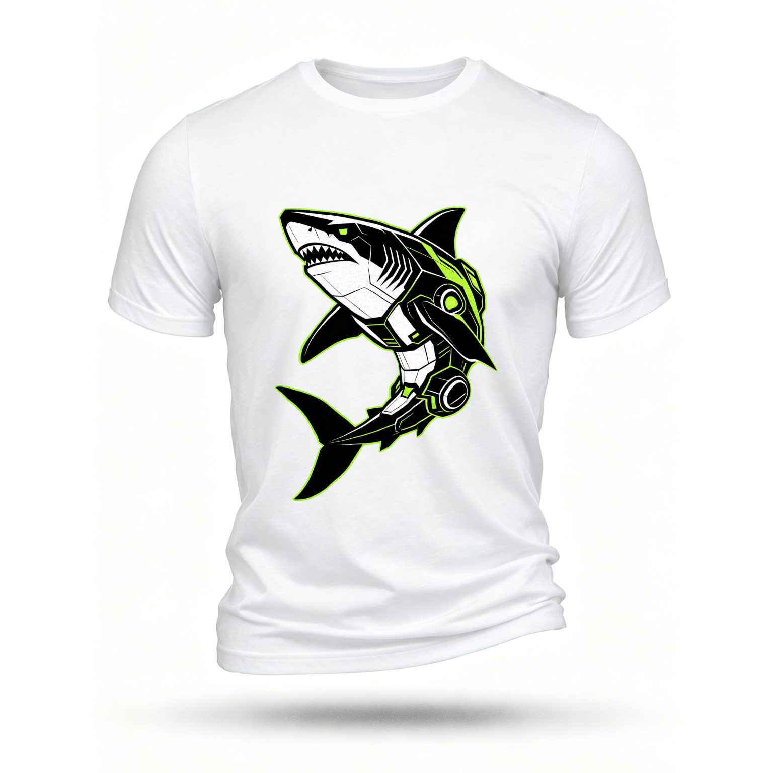 White T-shirt, front print