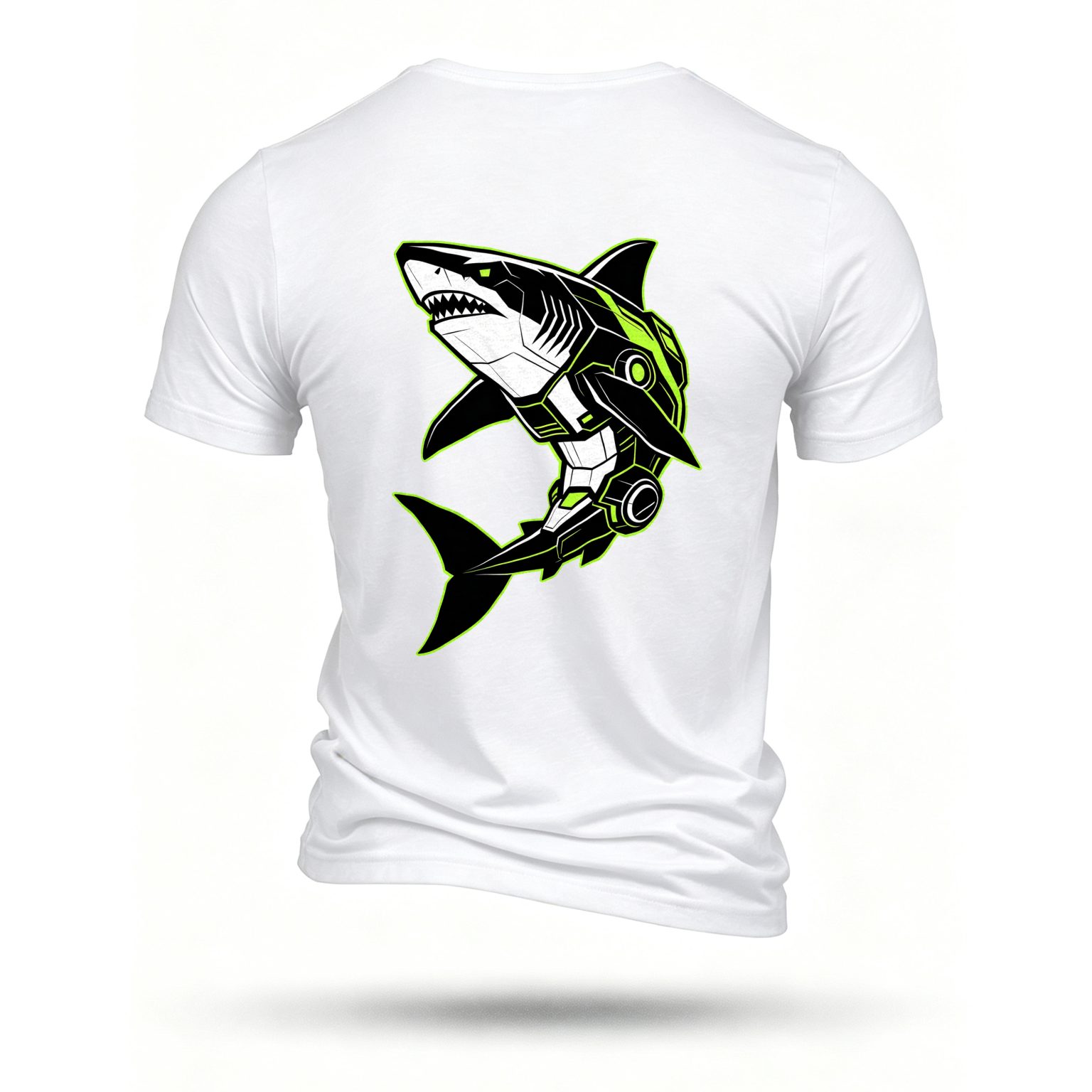 White T-shirt, back print