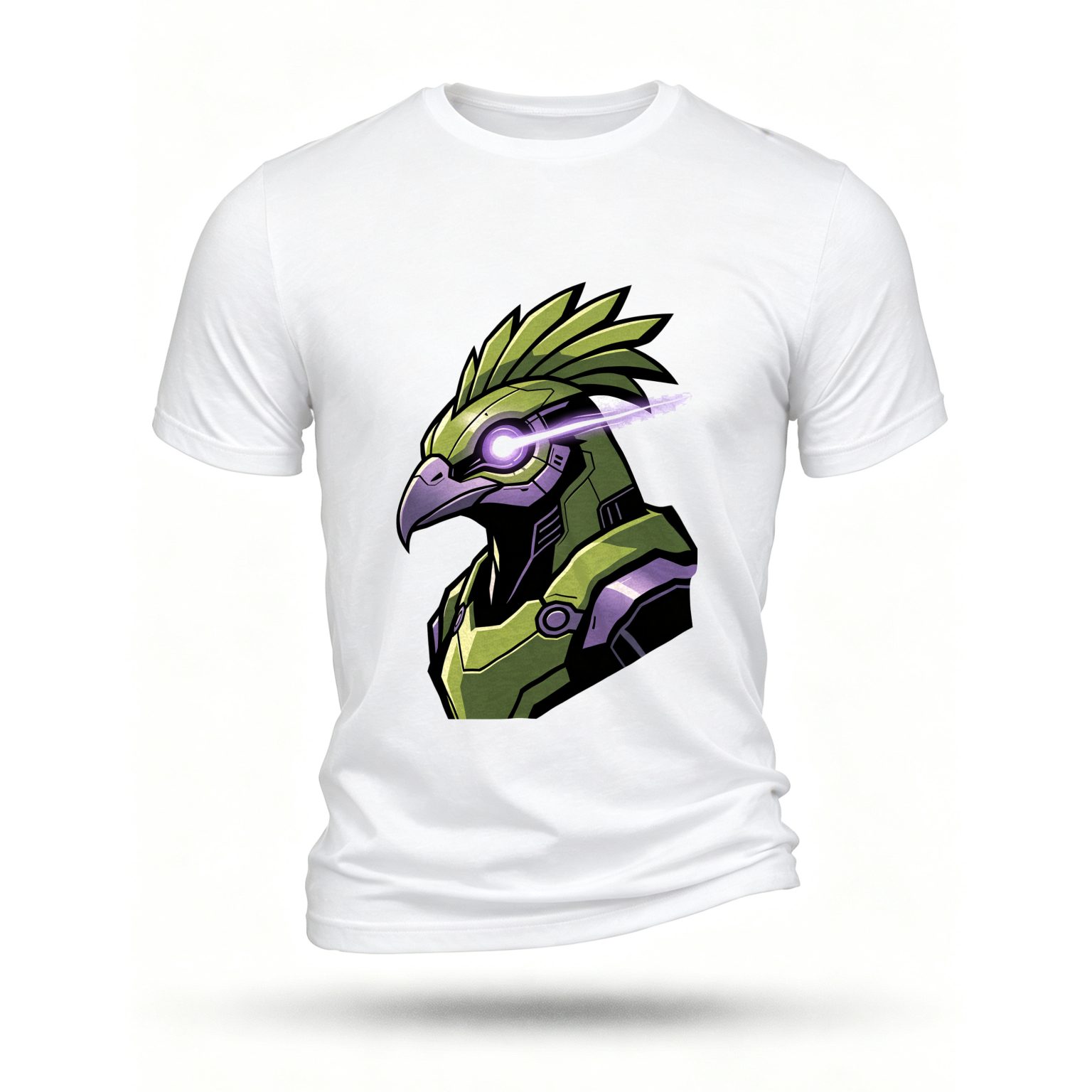 White T-shirt, front print