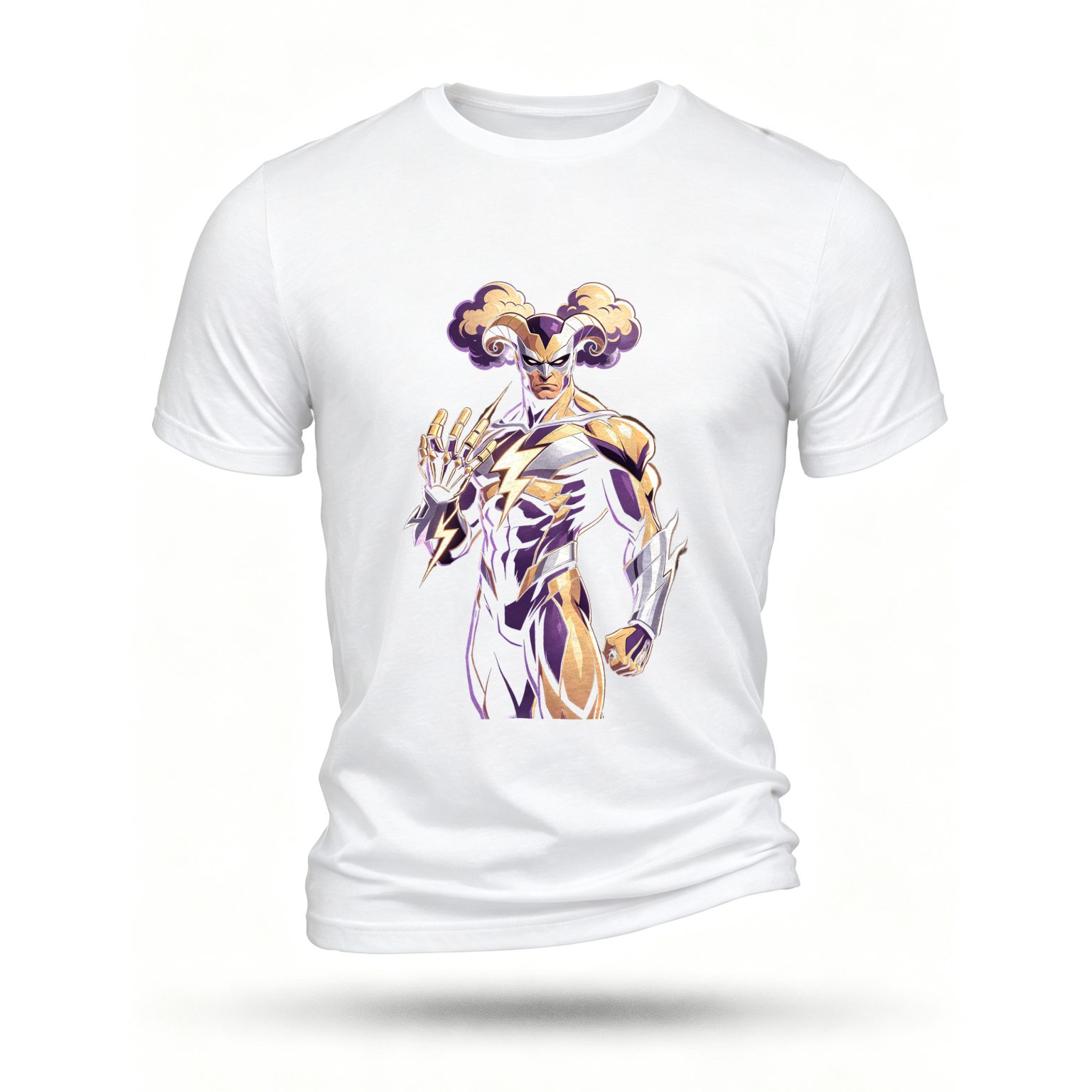 White T-shirt, front print
