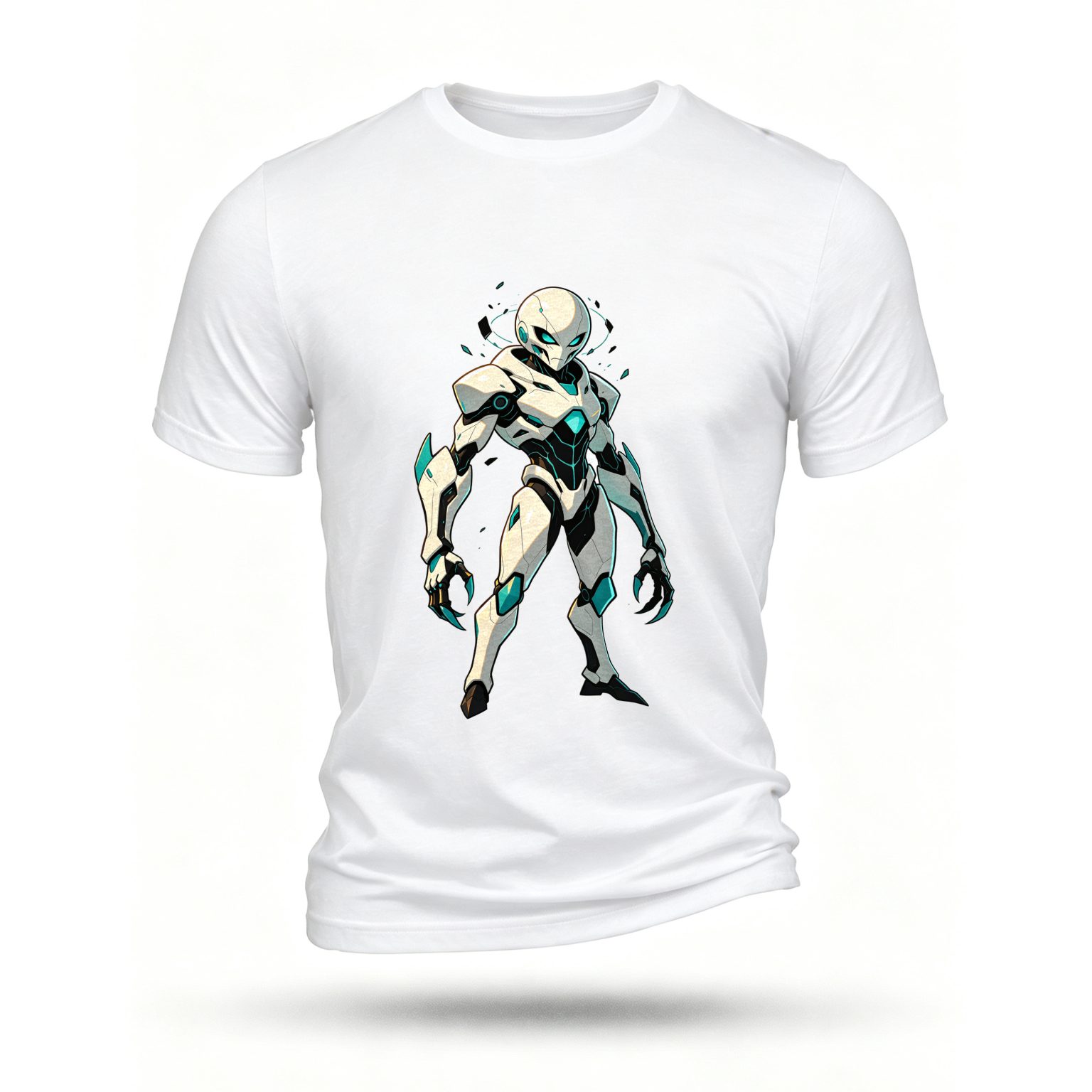 White T-shirt, front print