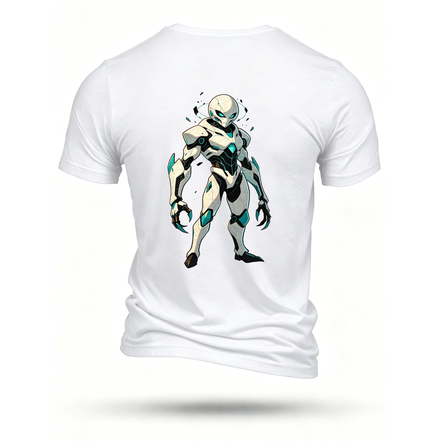 White T-shirt, back print