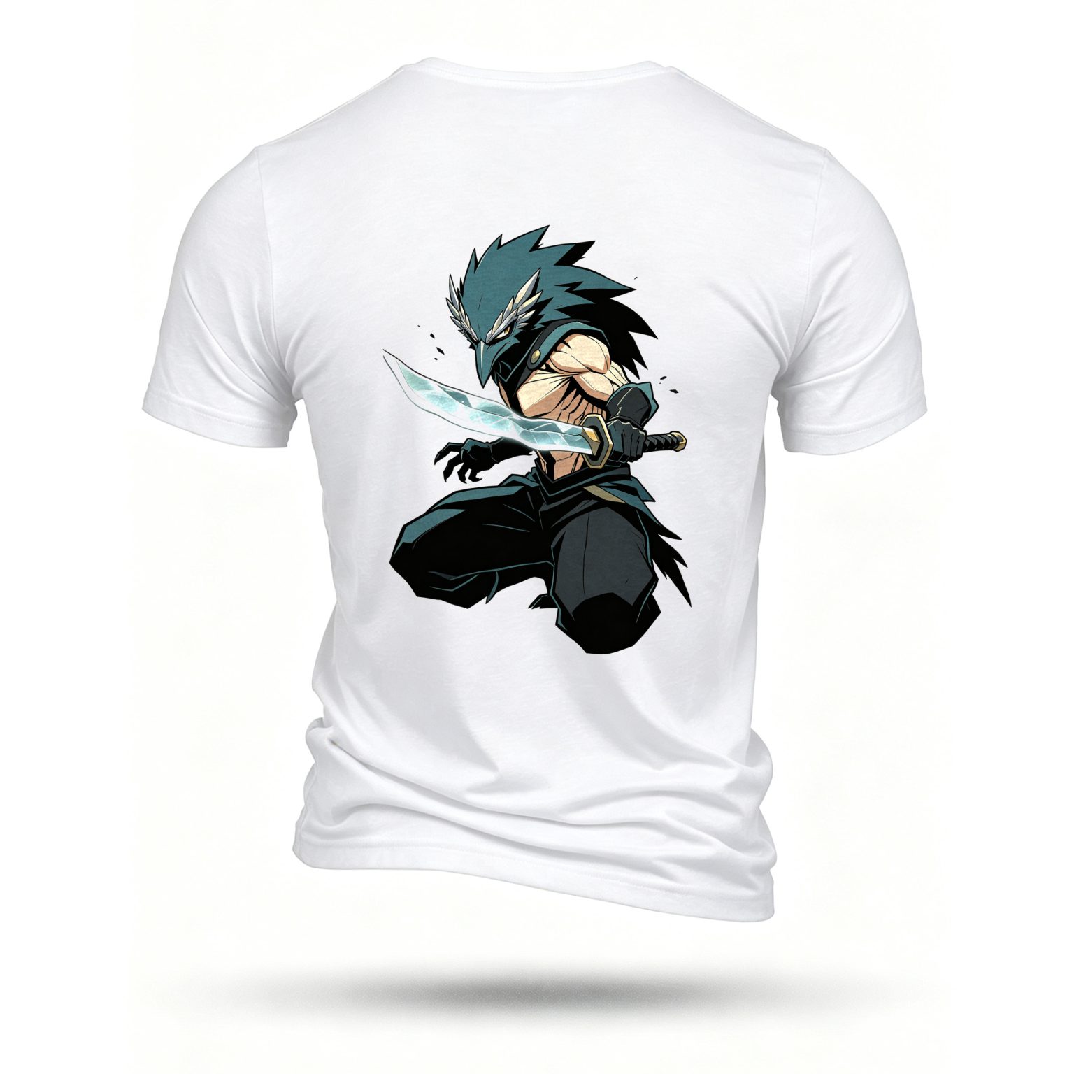 White T-shirt, back print