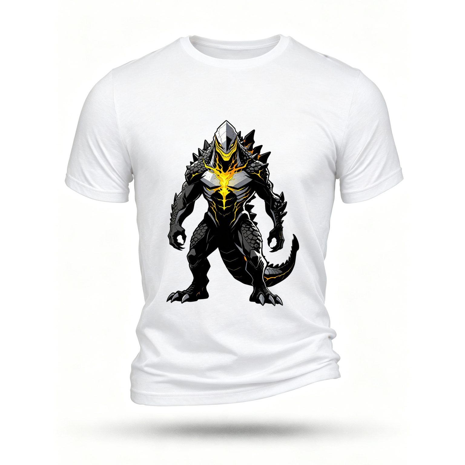 White T-shirt, front print