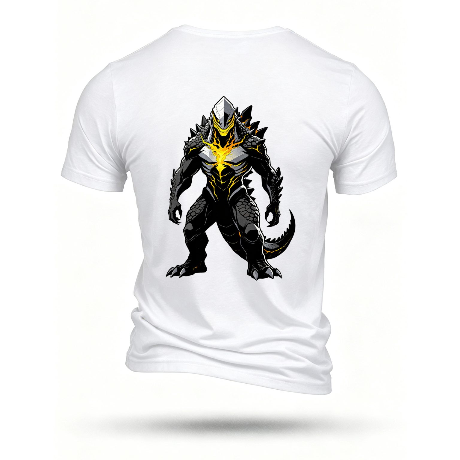 White T-shirt, back print