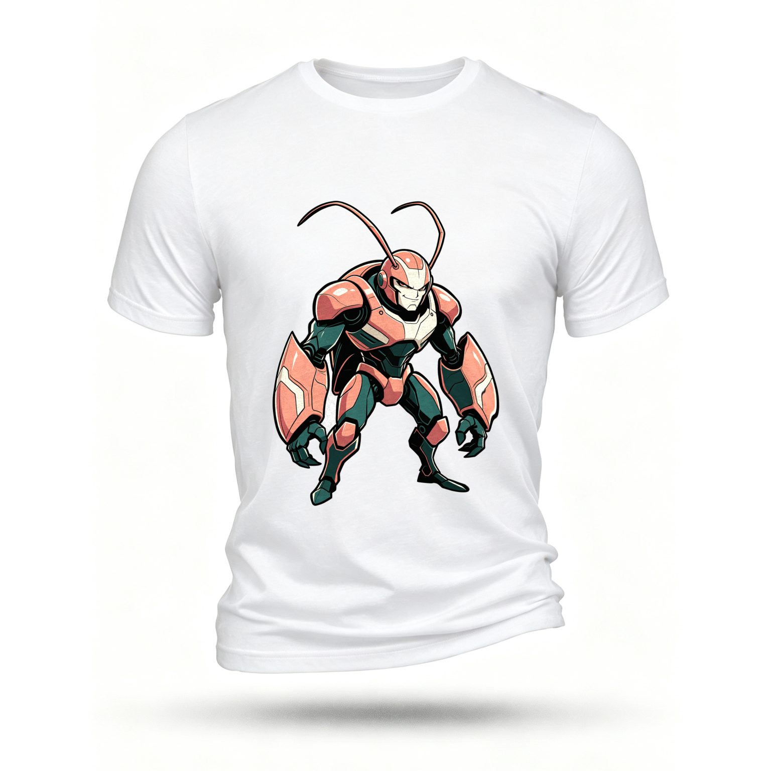 White T-shirt, front print