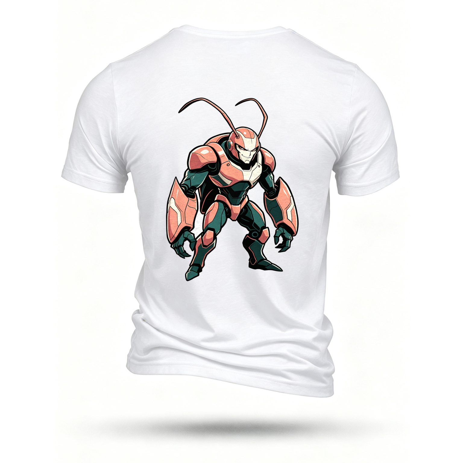 White T-shirt, back print