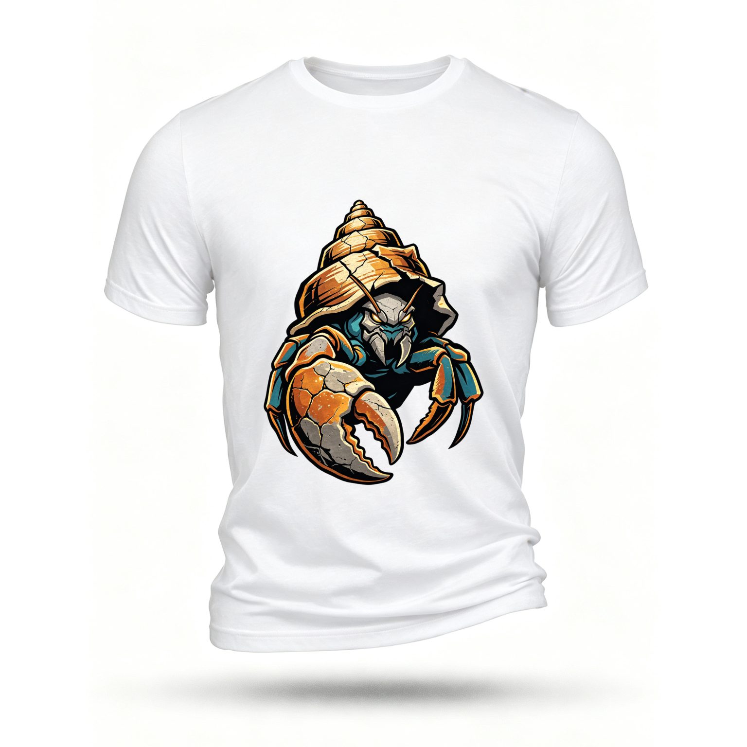 White T-shirt, front print