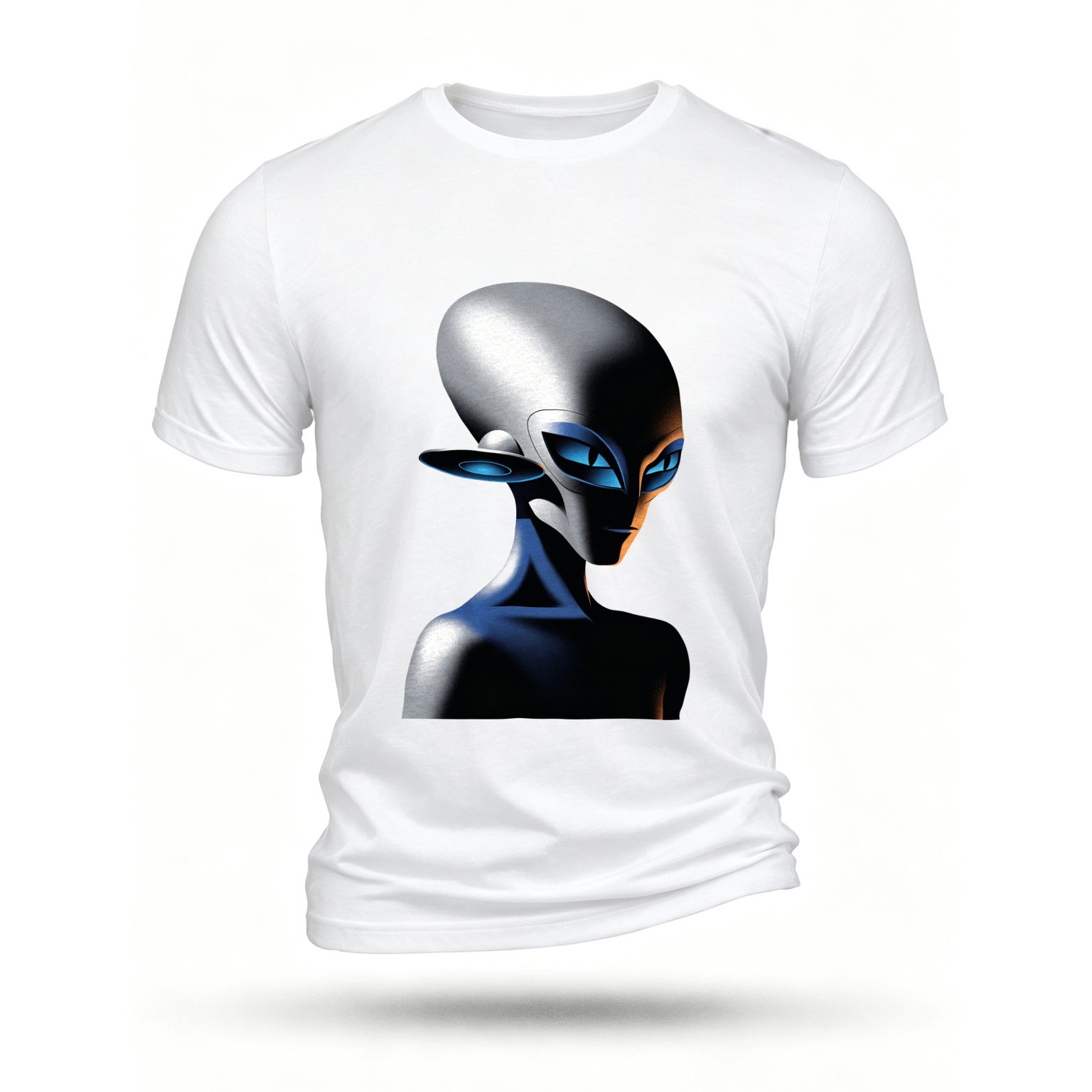 White T-shirt, front print