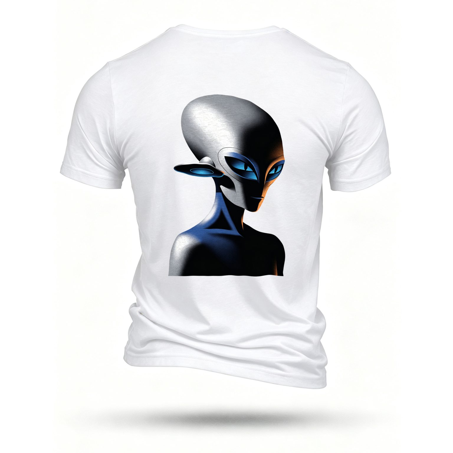 White T-shirt, back print