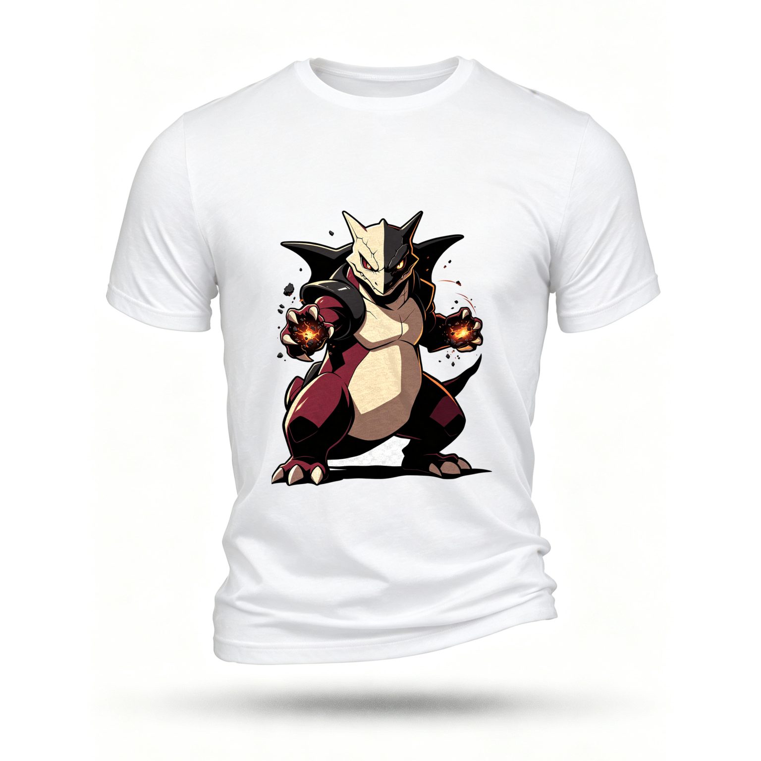 White T-shirt, front print