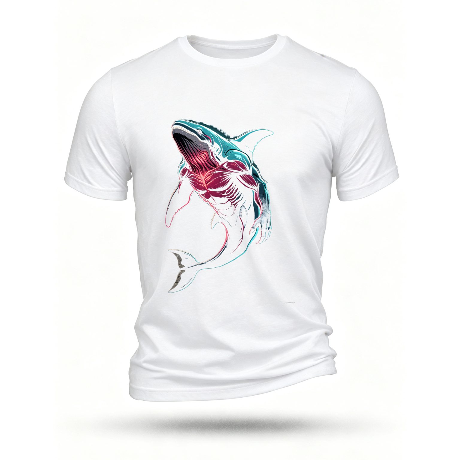 White T-shirt, front print
