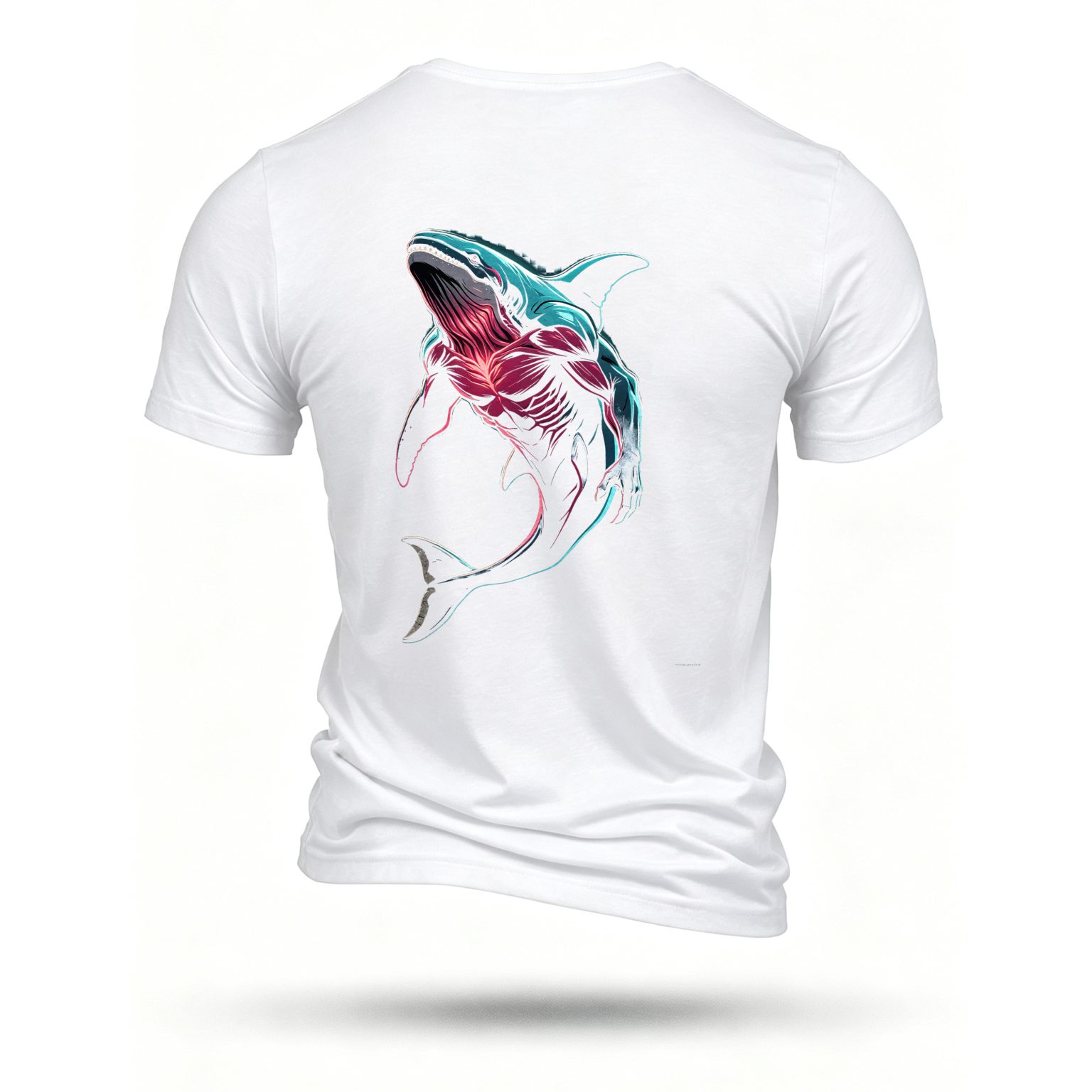 White T-shirt, back print