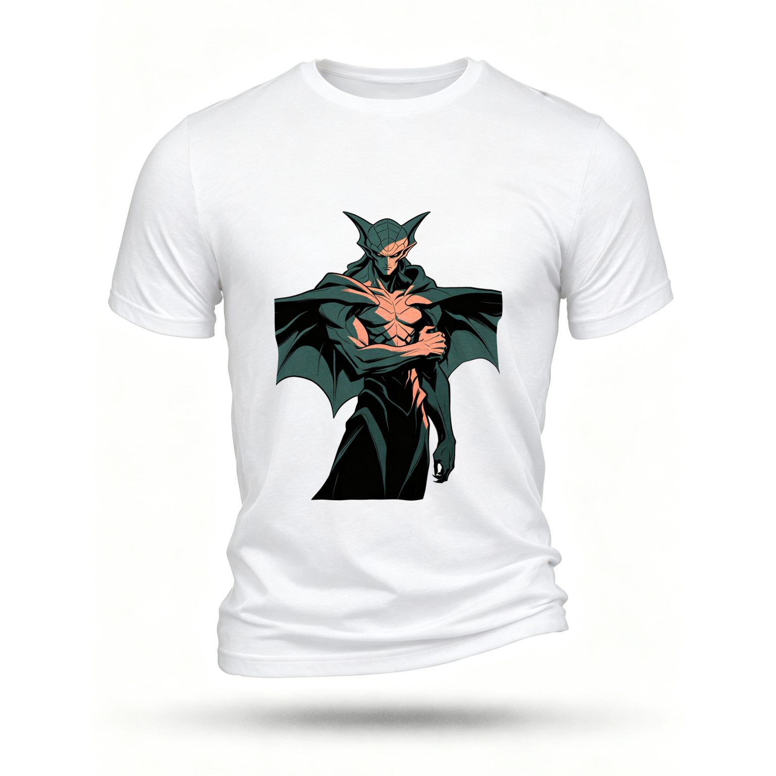 White T-shirt, front print