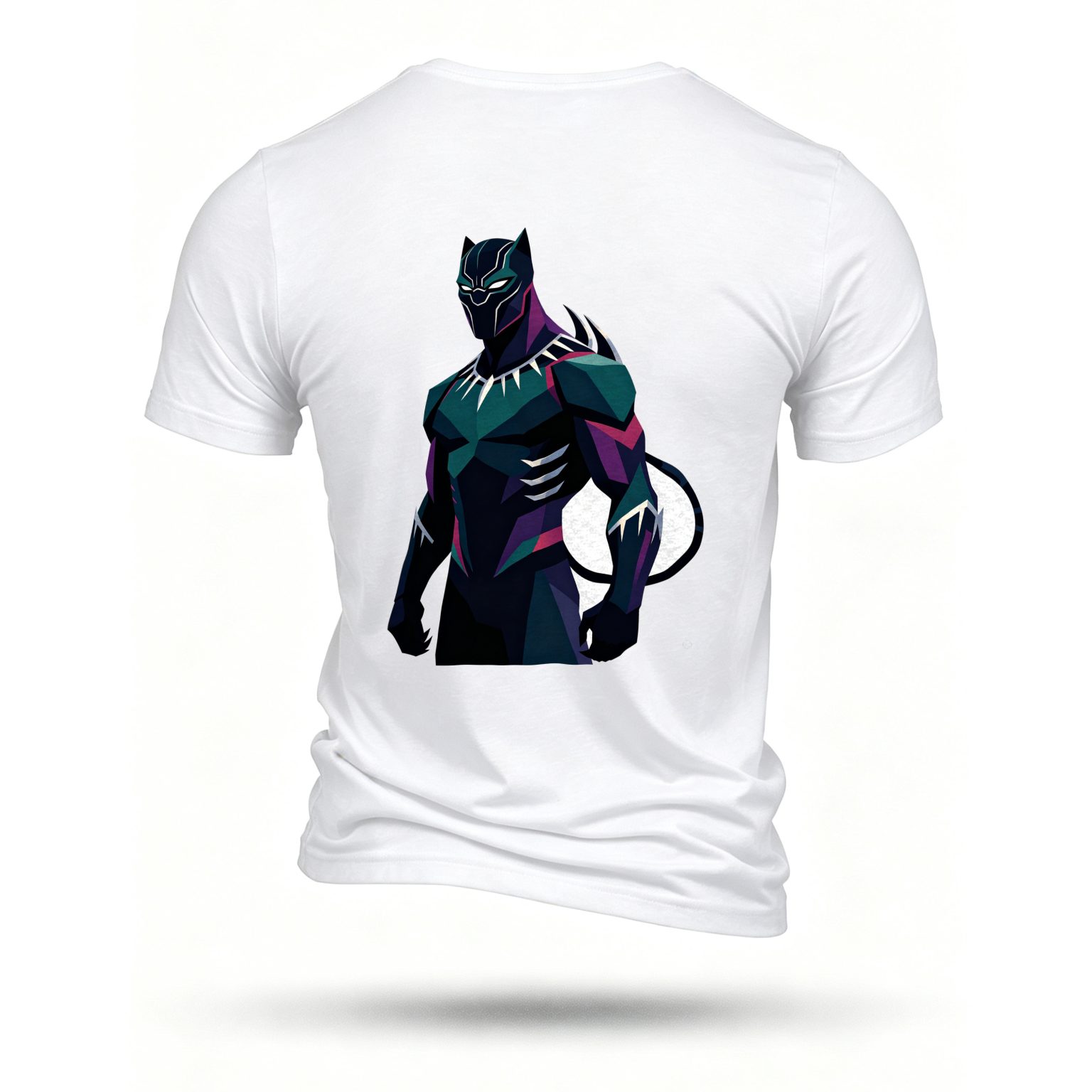 White T-shirt, back print