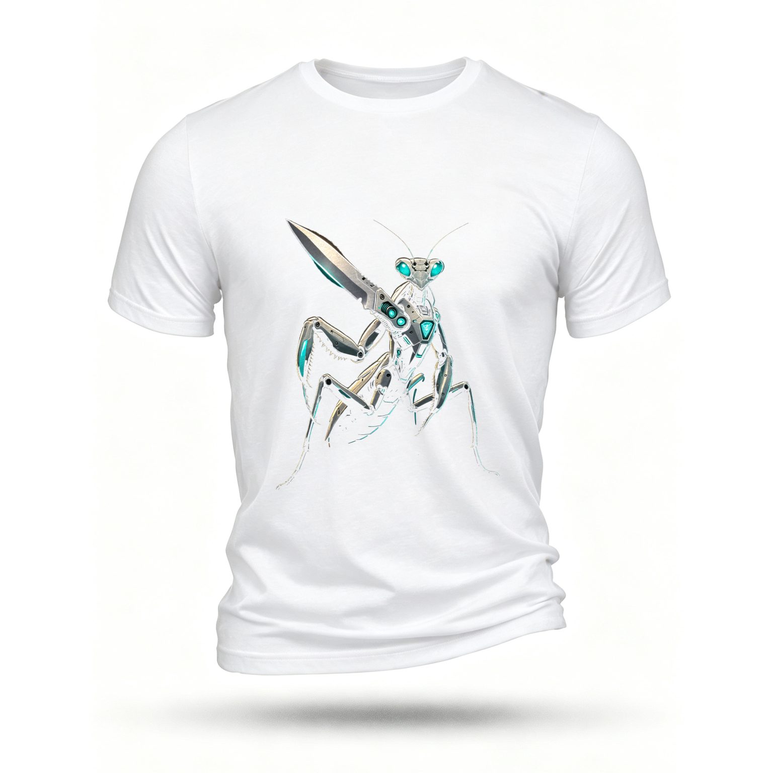 White T-shirt, front print