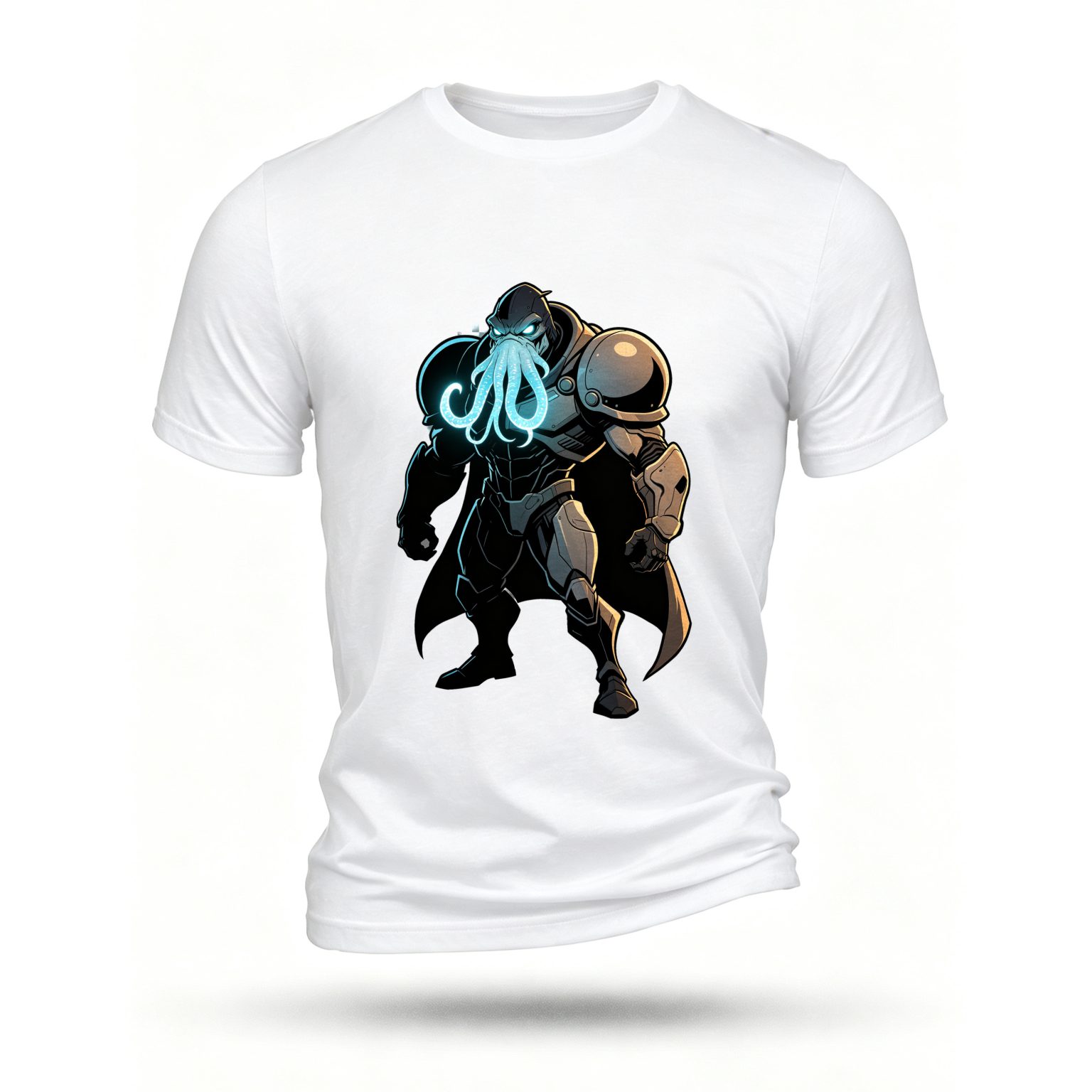 White T-shirt, front print