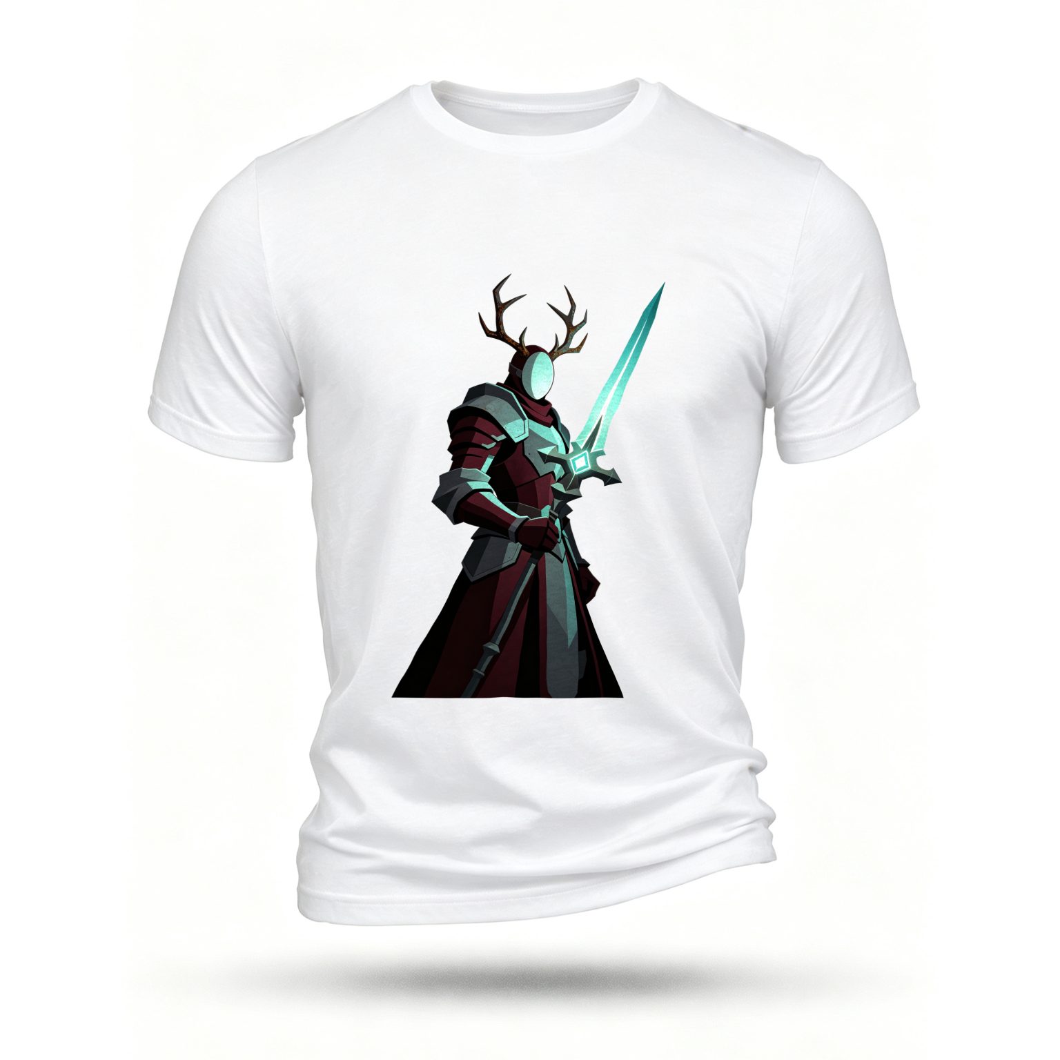 White T-shirt, front print