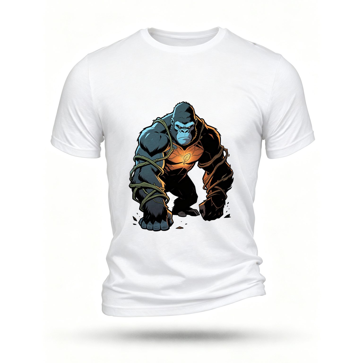 White T-shirt, front print