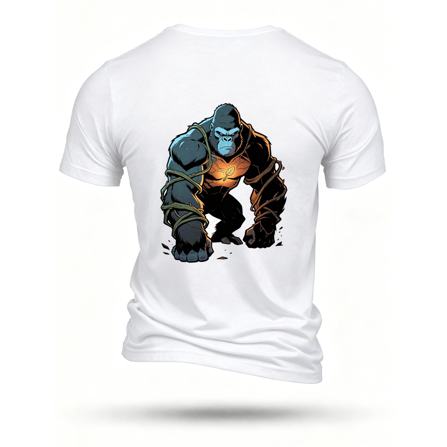 White T-shirt, back print