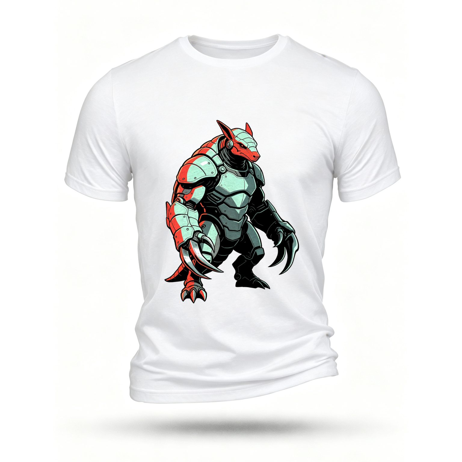 White T-shirt, front print