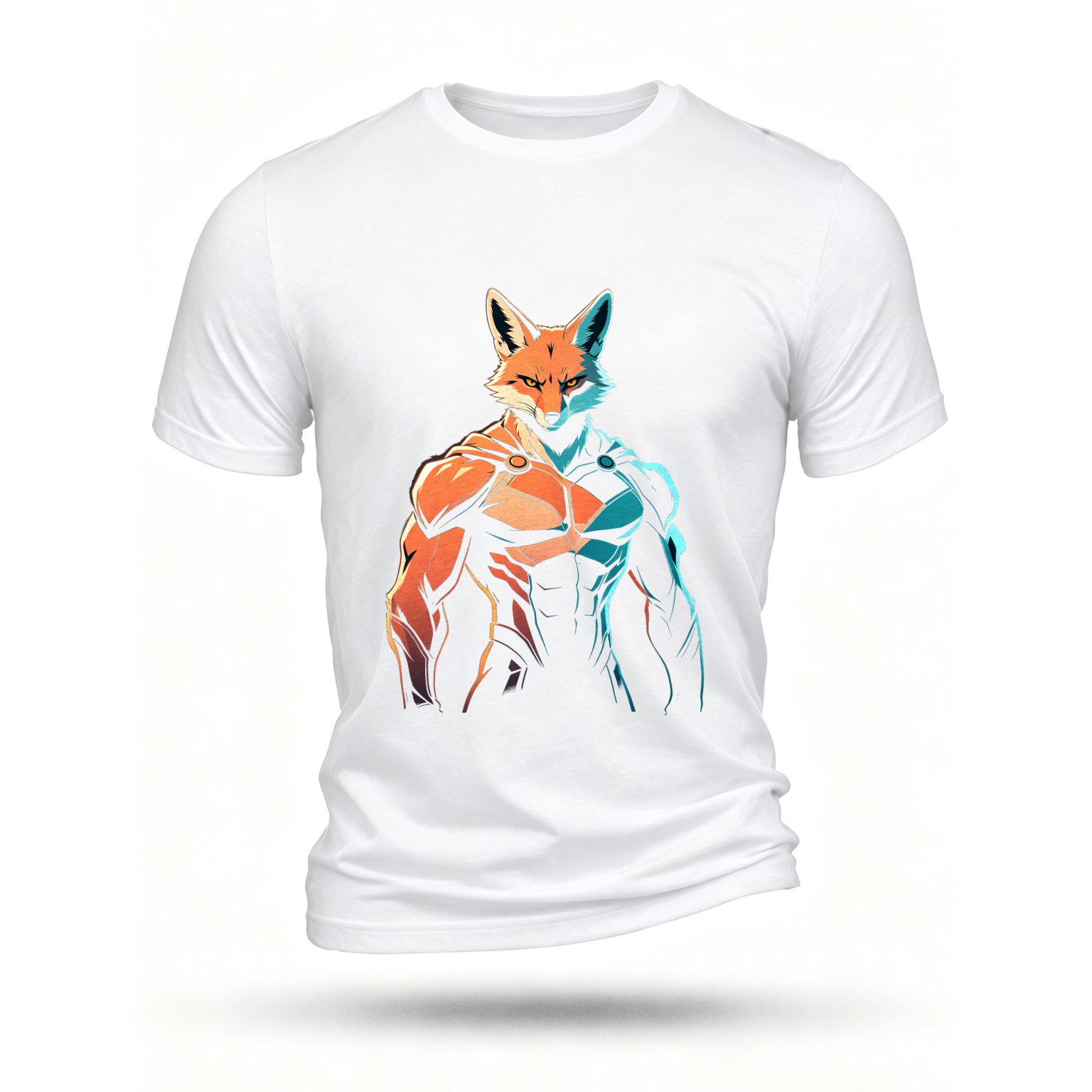 White T-shirt, front print