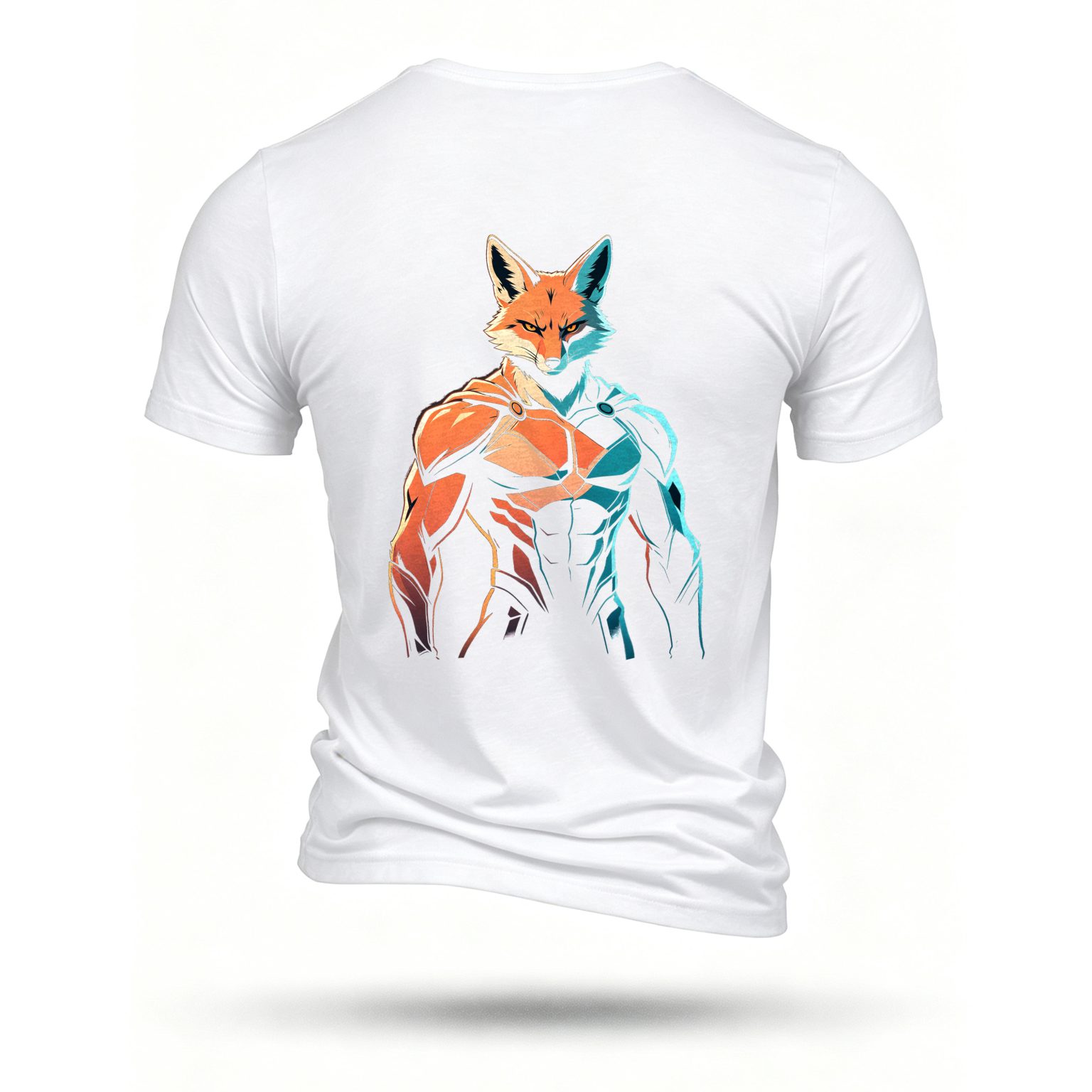 White T-shirt, back print