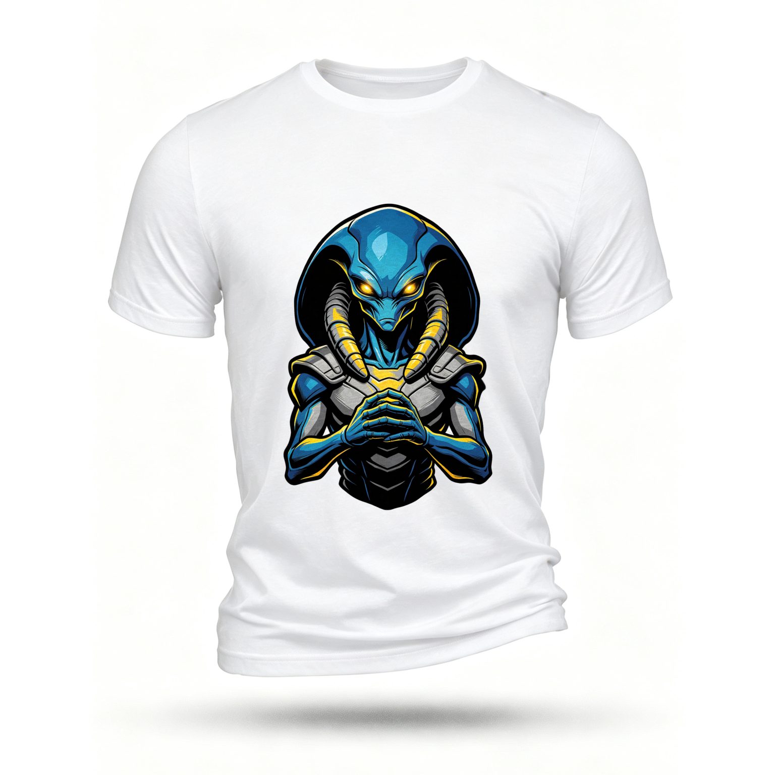 White T-shirt, front print