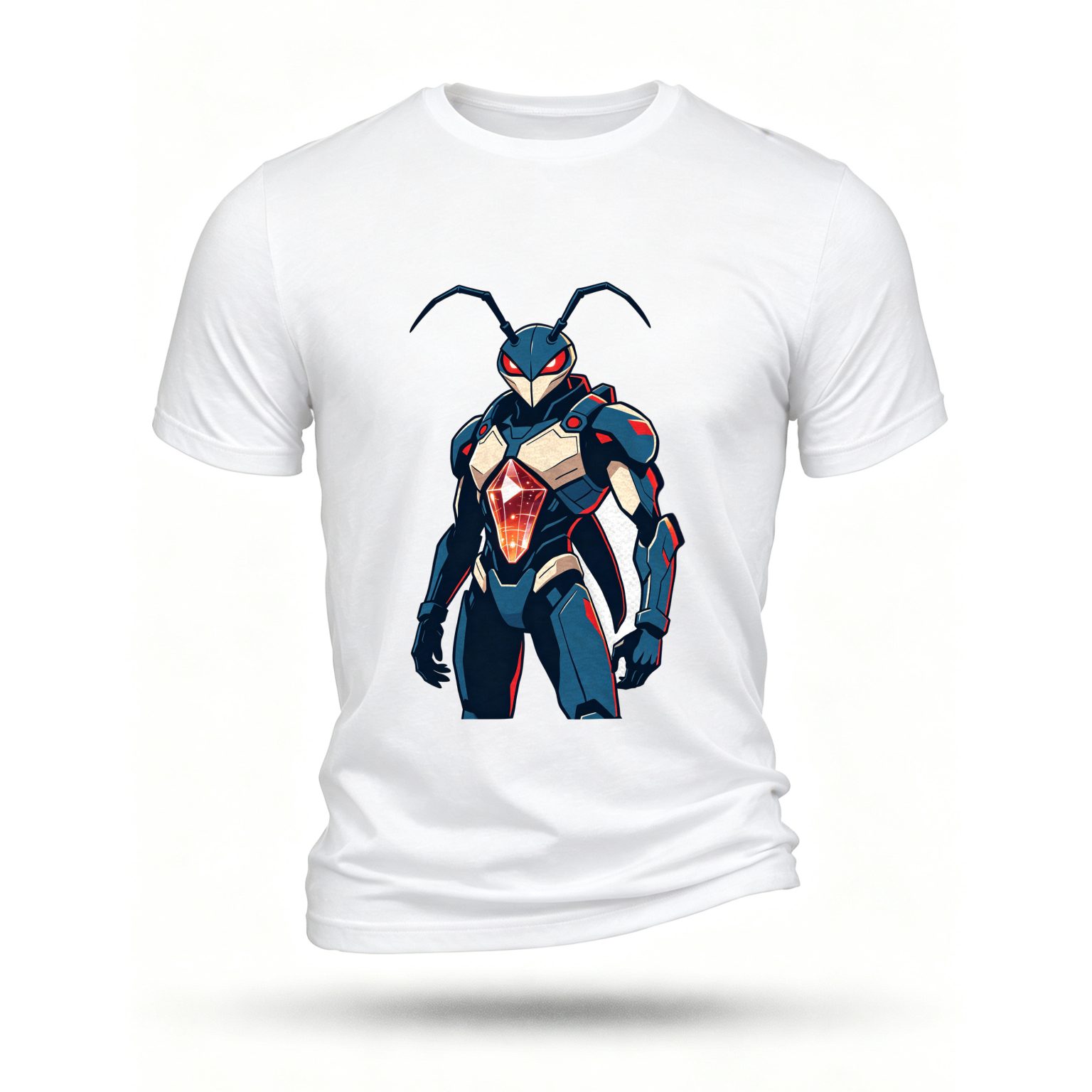 White T-shirt, front print