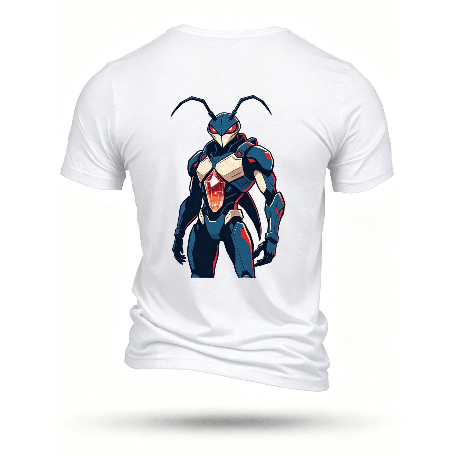White T-shirt, back print