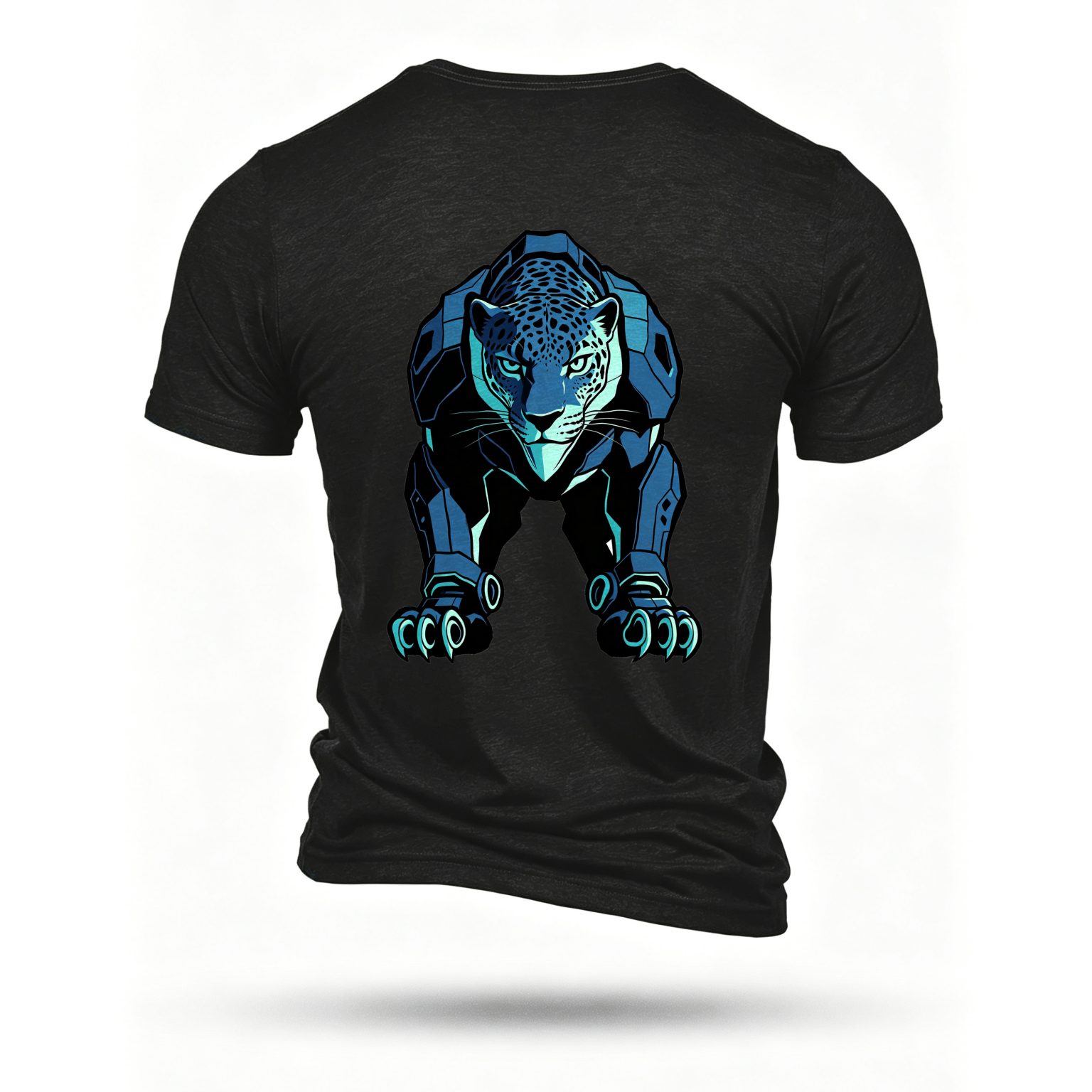Black T-shirt, back print