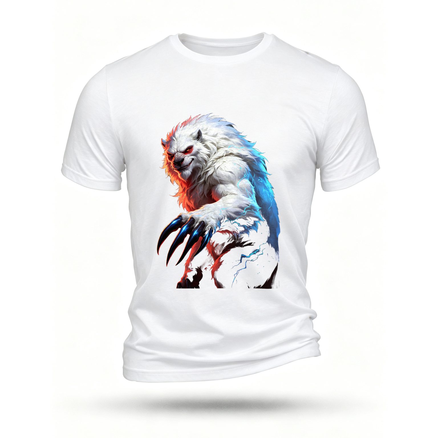 White T-shirt, front print