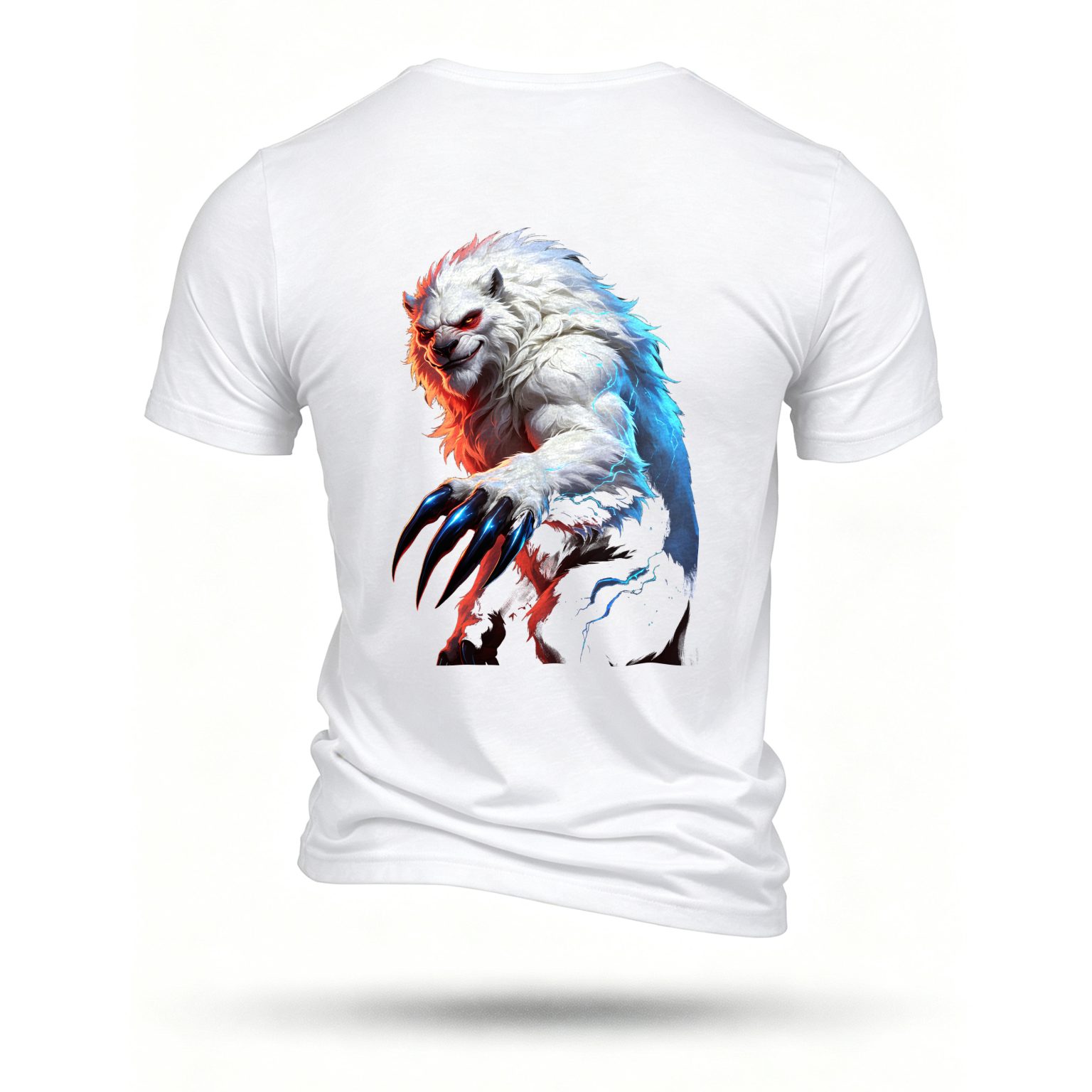 White T-shirt, back print